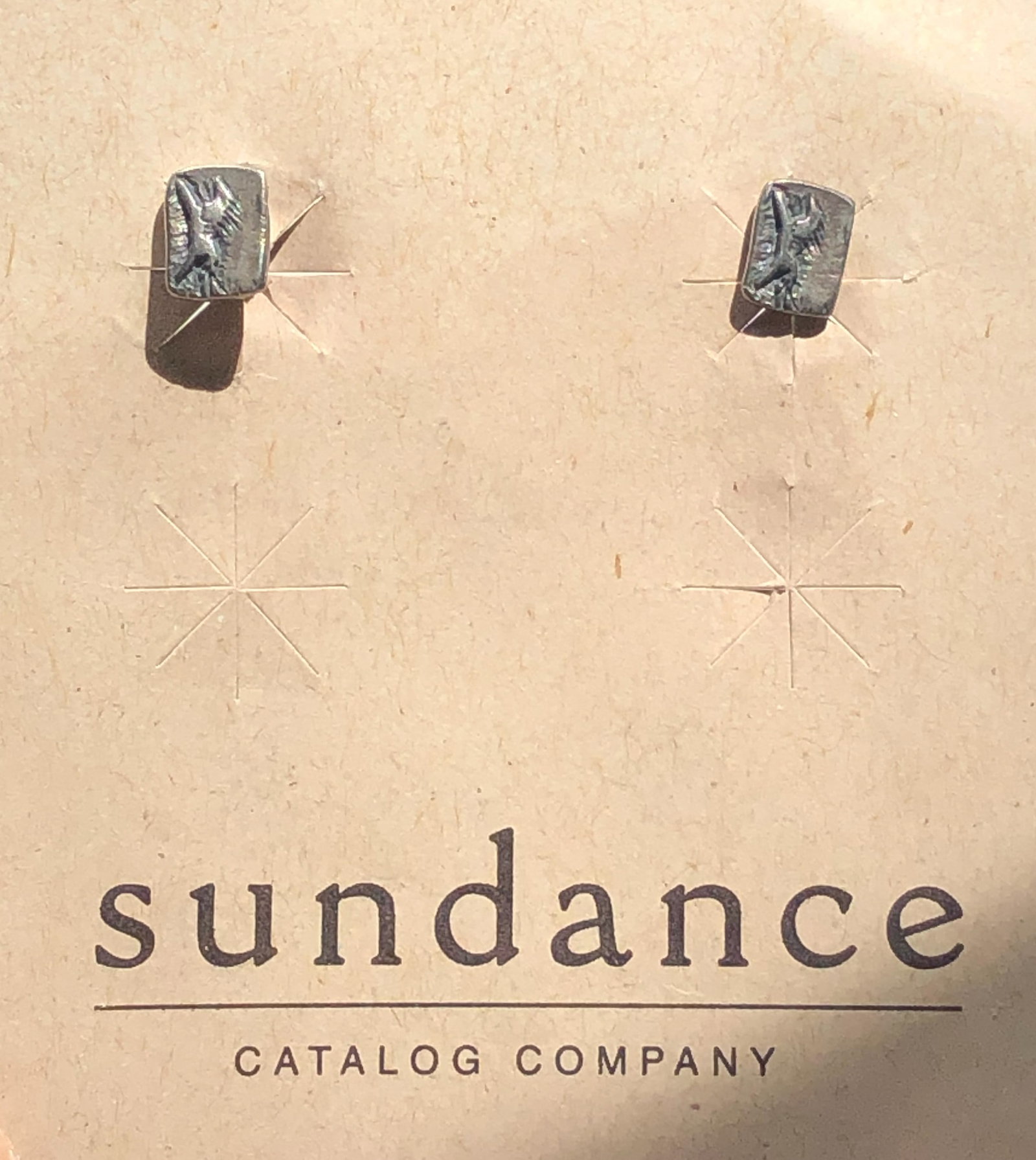 Pair of Silver Earrings: Pair of Silver Earrings