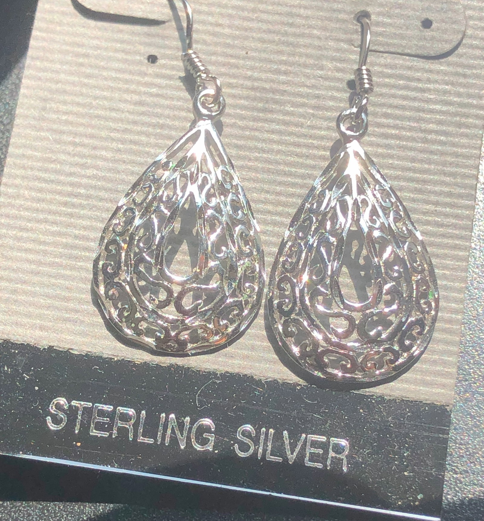 Pair of Silver Earrings (1 of 2)