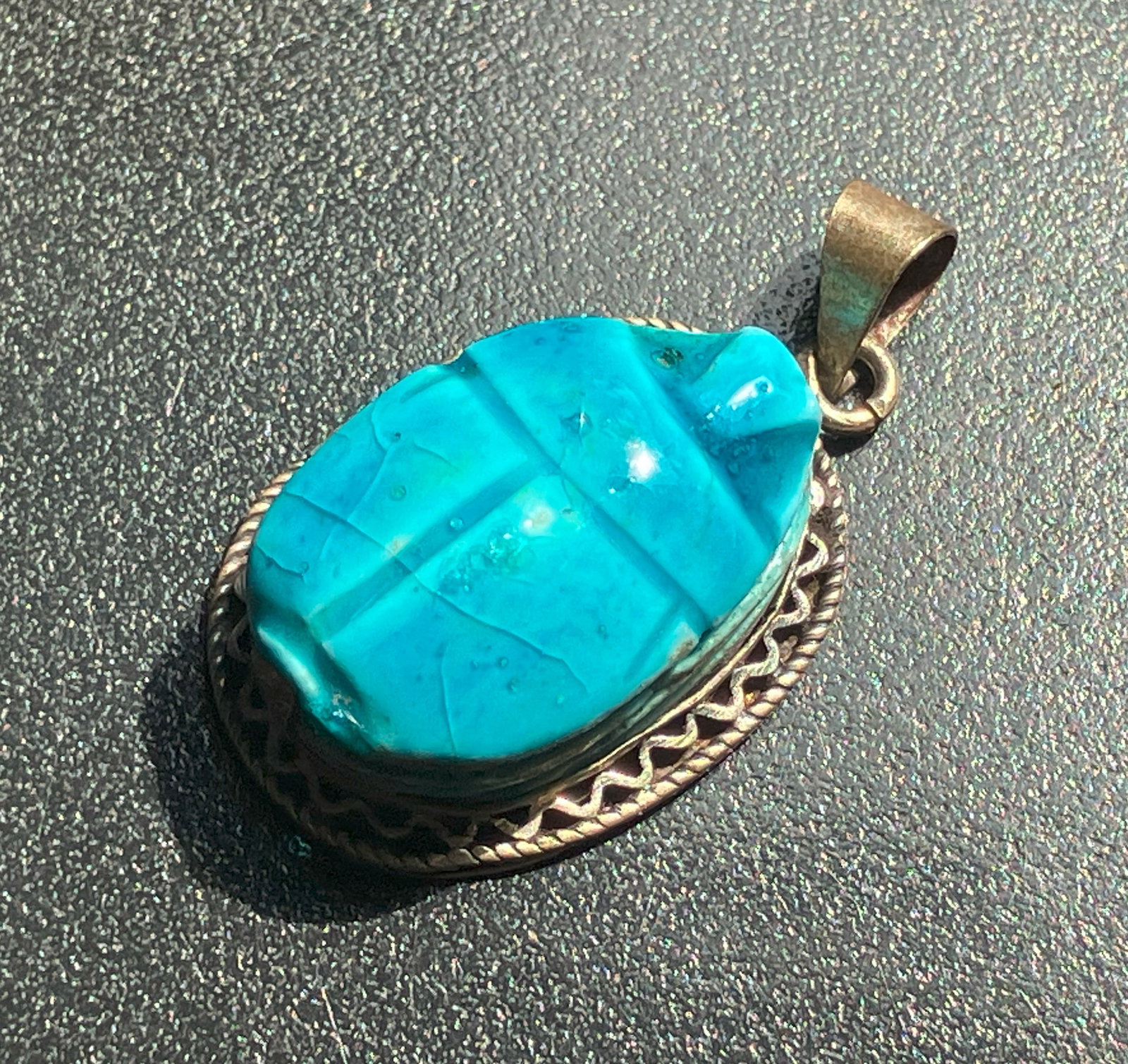Vintage Egypt Pendant (1 of 2)