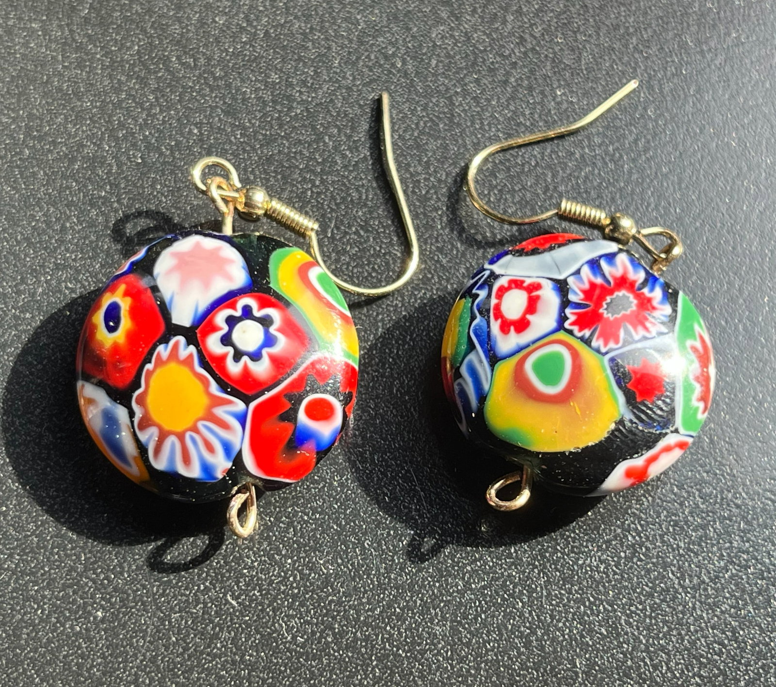 Pair of Glass Earrings: Pair of Glass Earrings