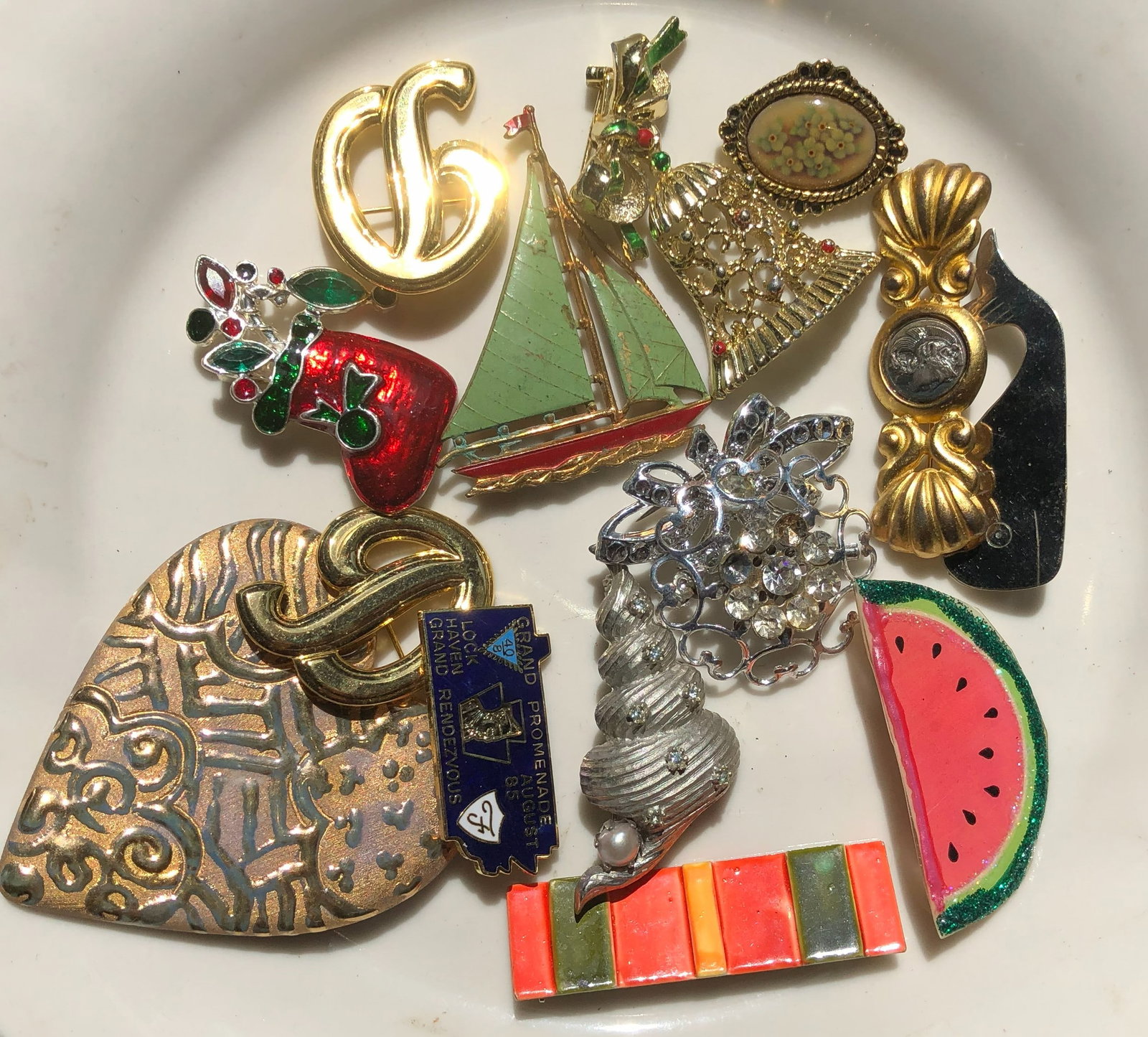 Group of Brooch Pins: Group of Brooch Pins