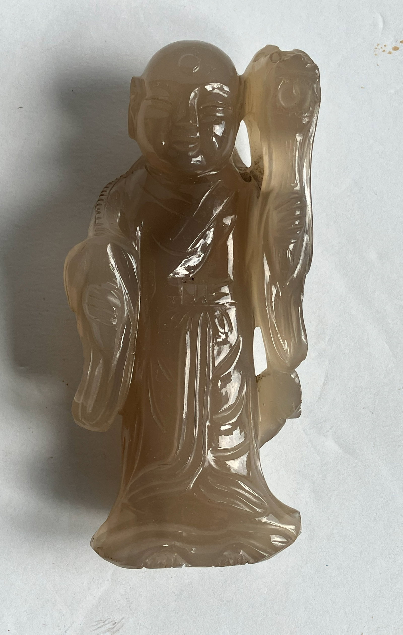 Antique Carved Agate Statue (1 of 3)