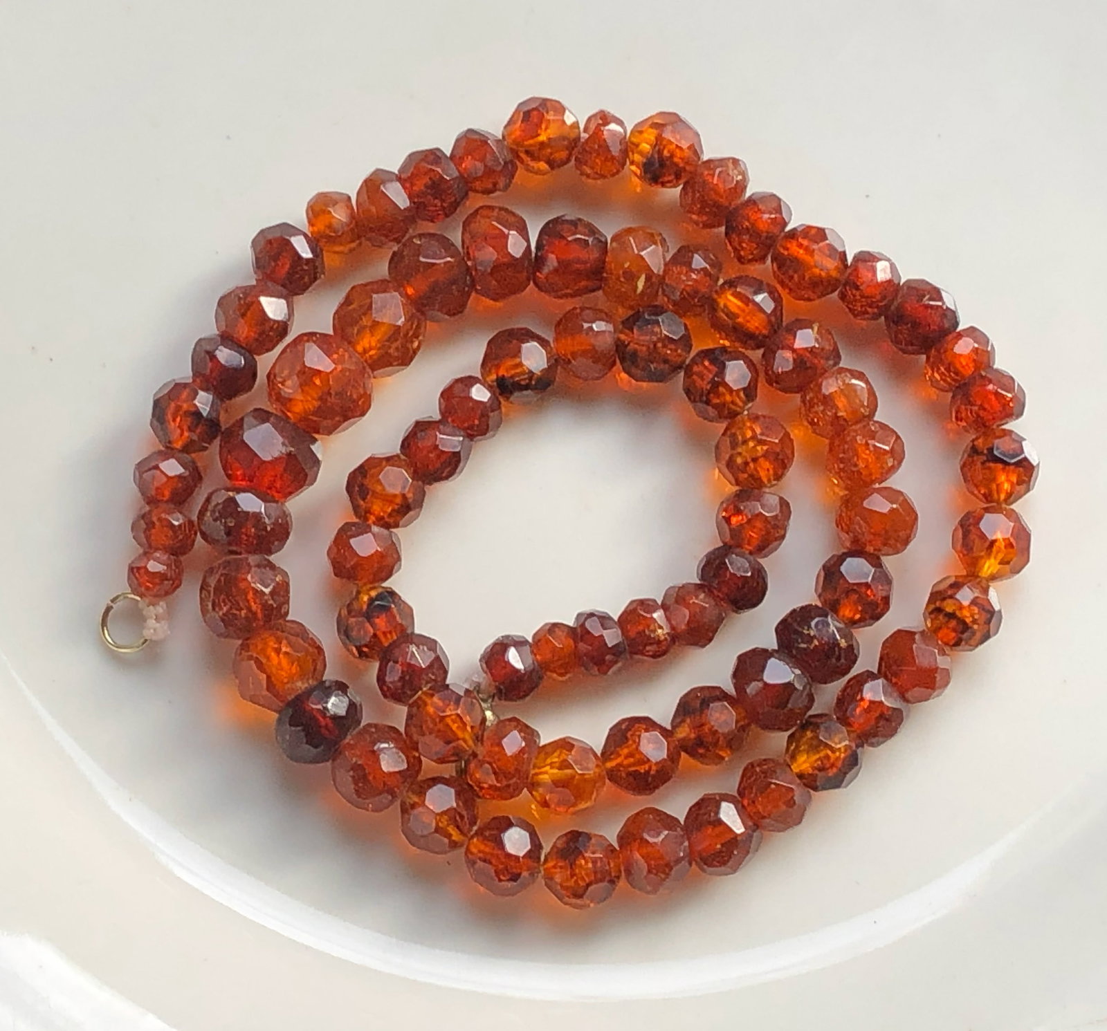 Antique Amber Necklace (1 of 2)
