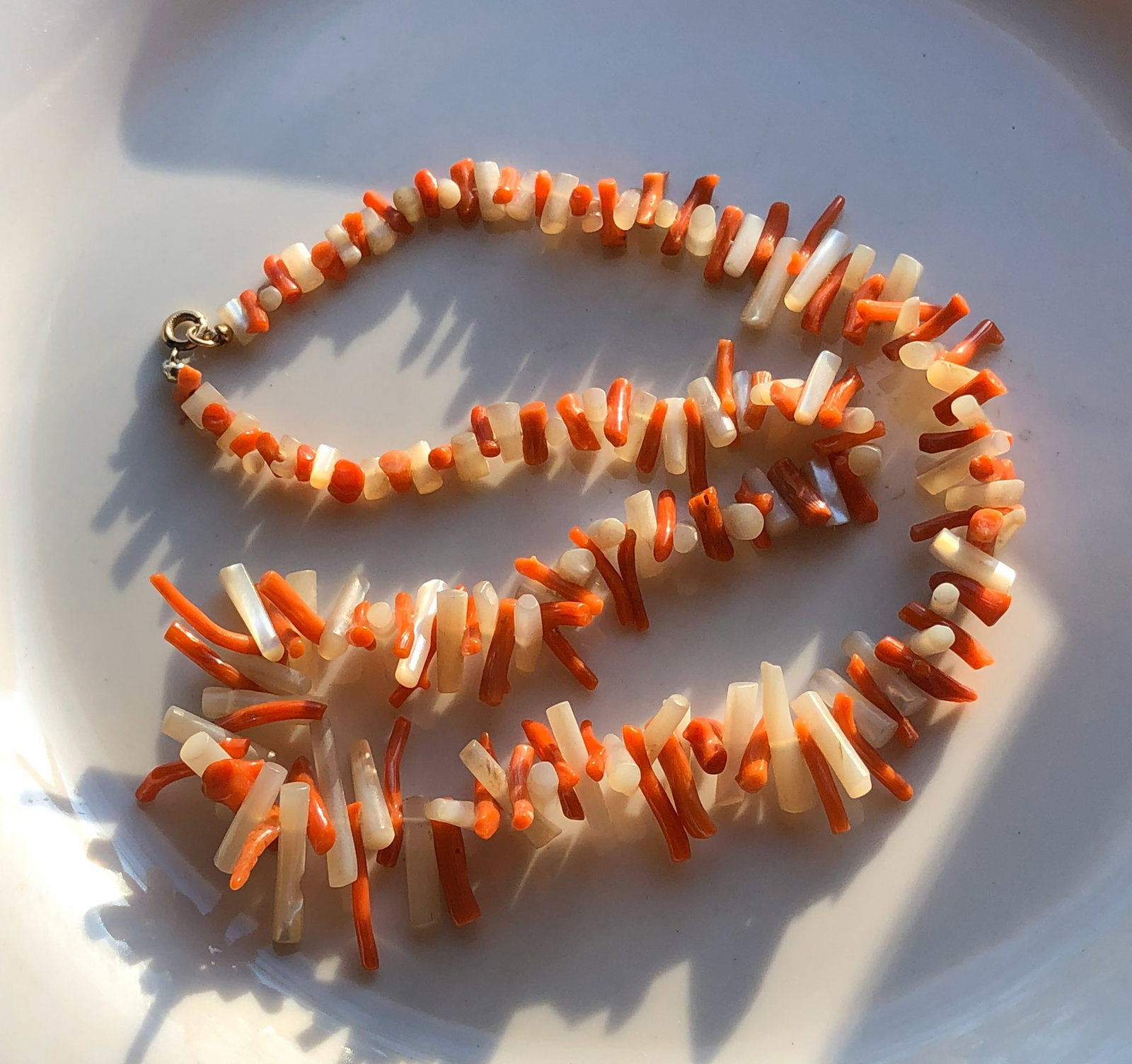 Vintage Red Coral Necklace: Vintage Red Coral Necklace