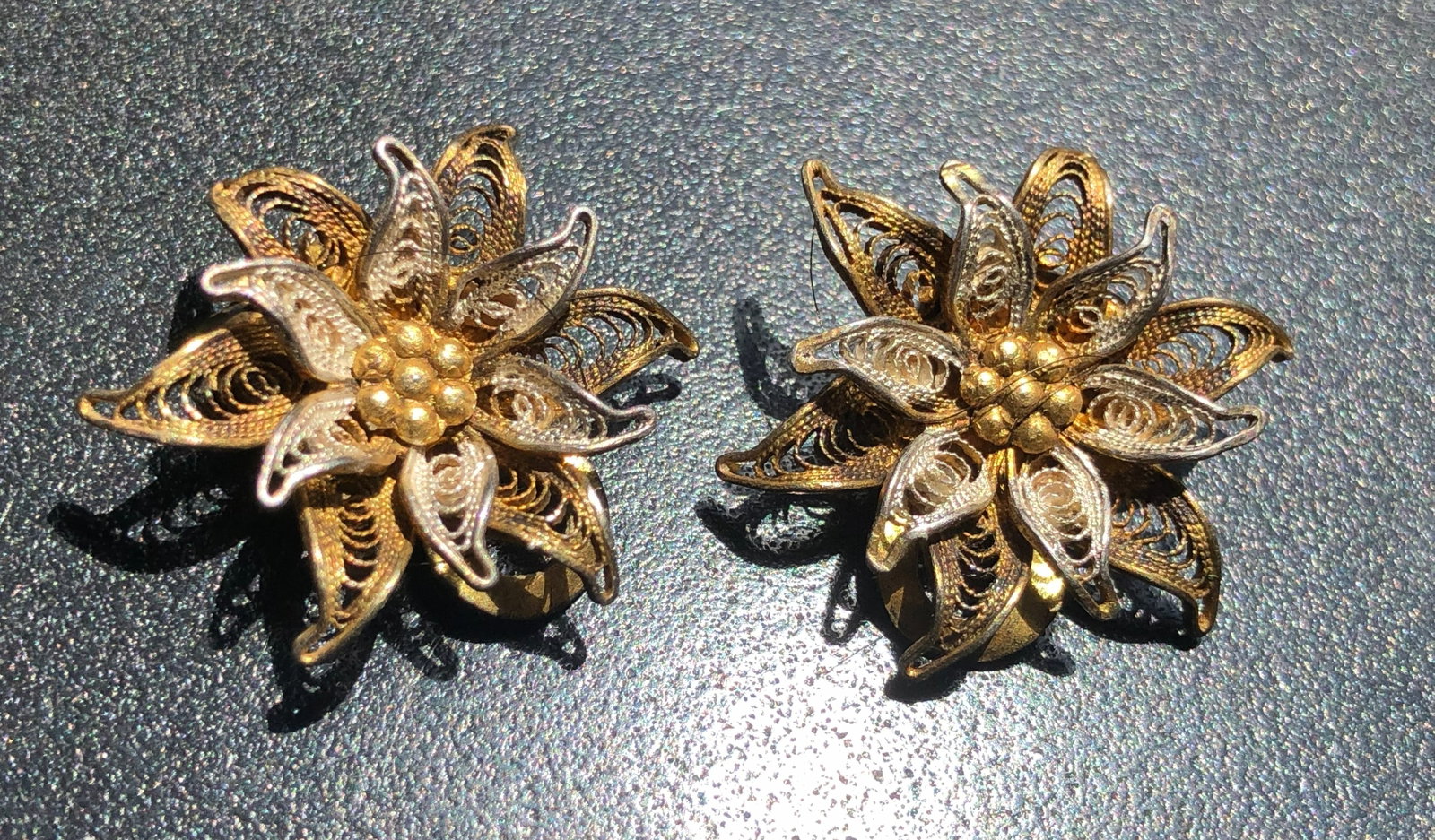Pair of Silver Earrings: Pair of Silver Earrings