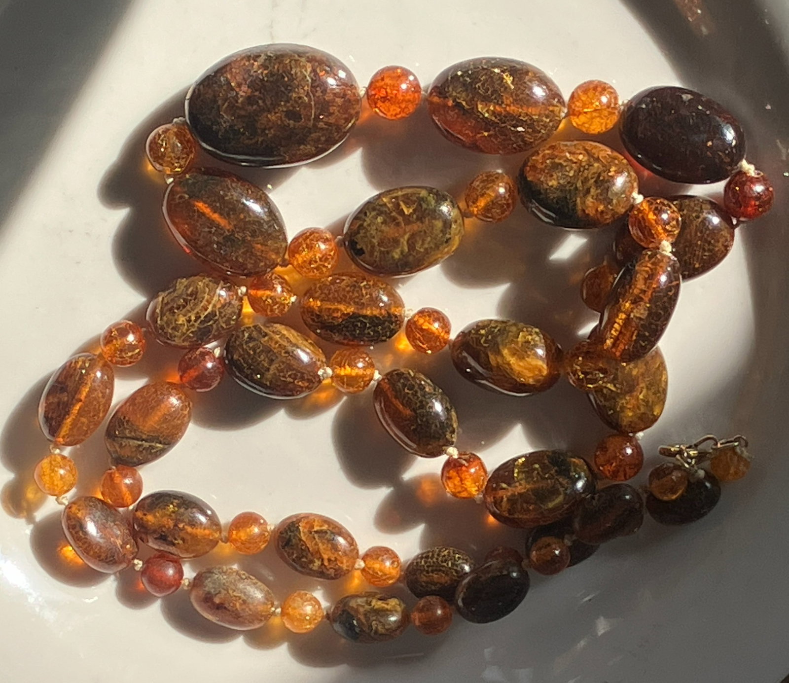 Antique Amber necklace (1 of 3)