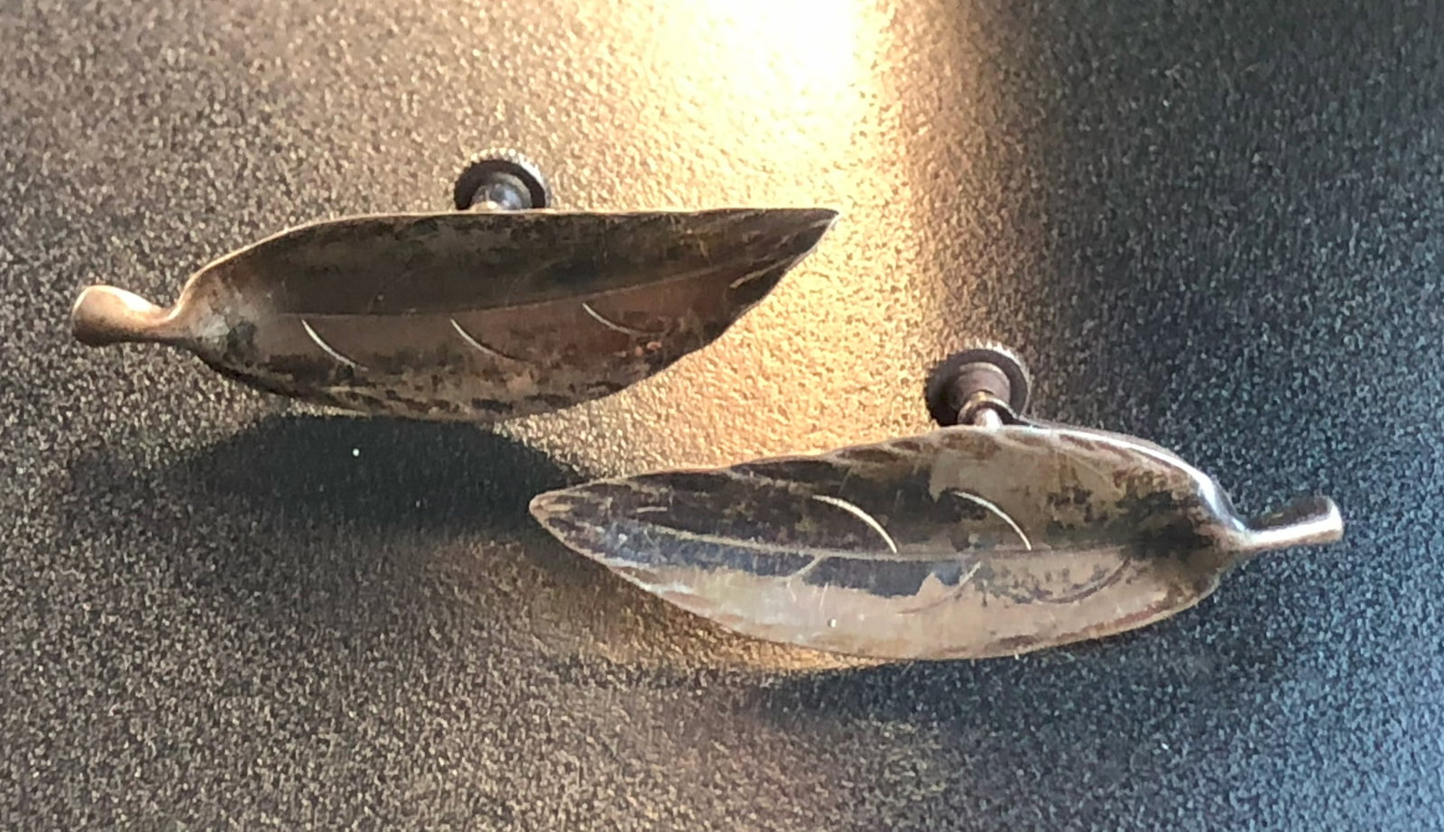 Pair of Silver Earrings: Pair of Silver Earrings
