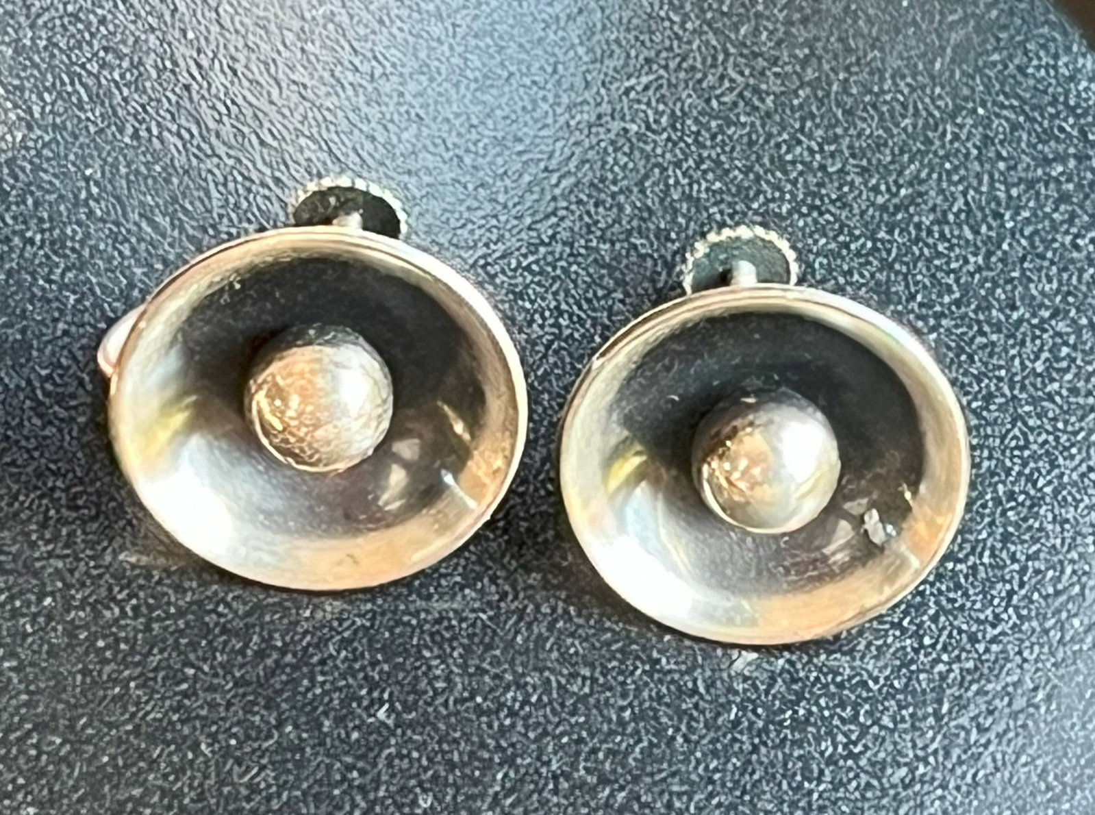 Pair of Silver Earrings: Pair of Silver Earrings