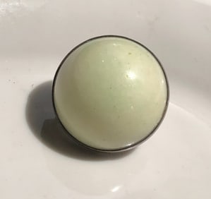 Antique Jadeite Silver Earrimg, Only One