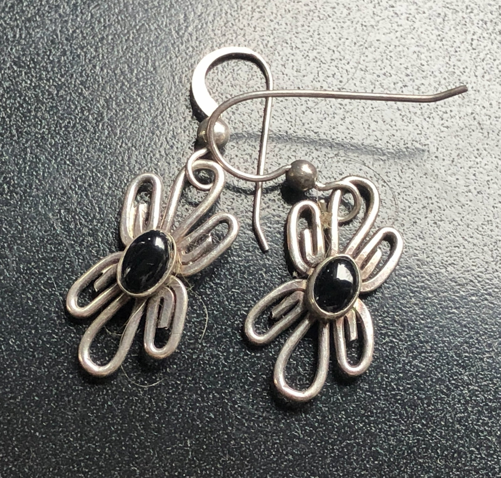 Pair of Silver Earrings: Pair of Silver Earrings