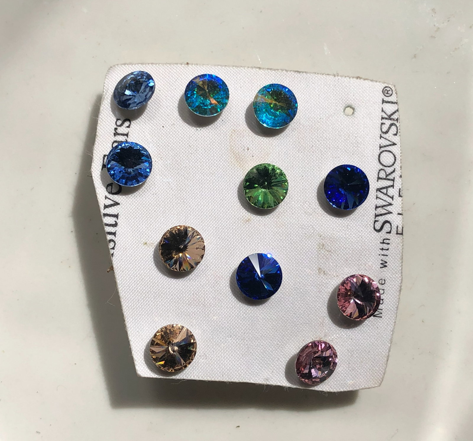 Group of Swarovski Earrings: Group of Swarovski Earrings
