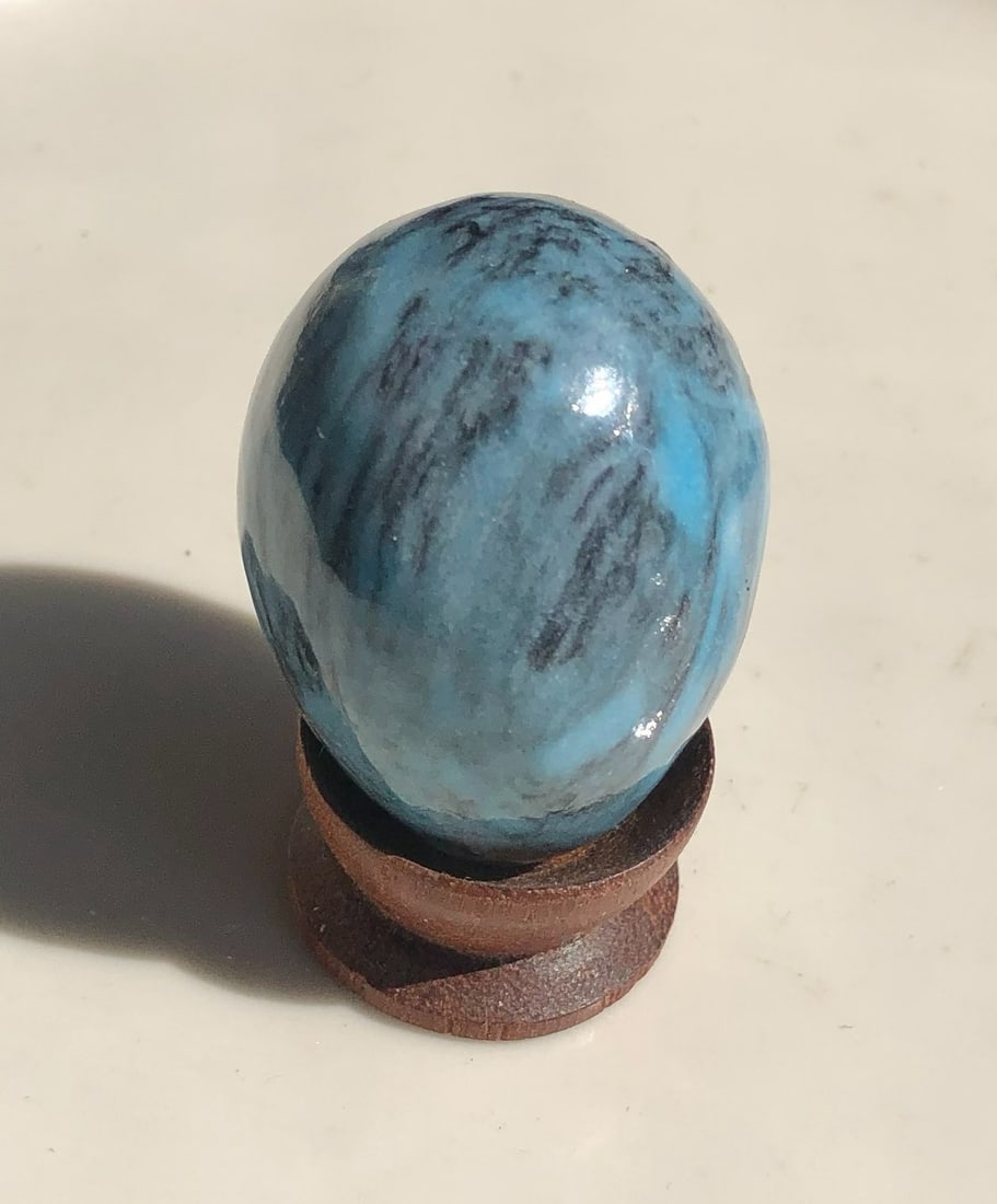 Vintage Stone Egg Display: Vintage Stone Egg Display, Size: 1.5"