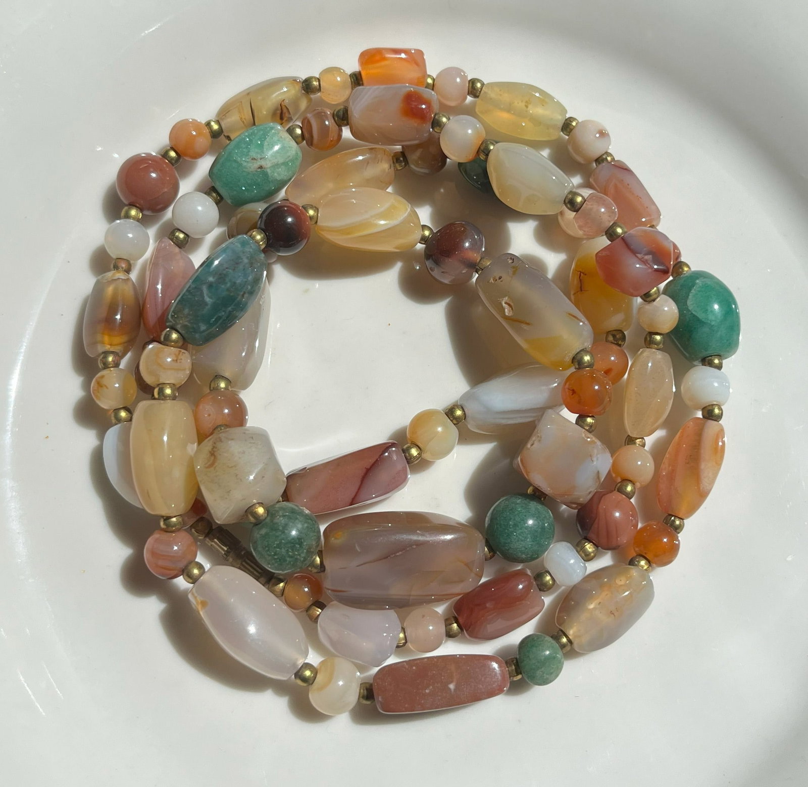 Vintage Carnelian Necklace (1 of 2)