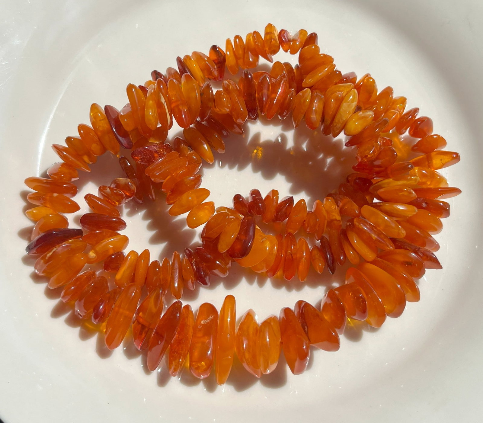 Vintage Amber Necklace: Vintage Amber Necklace