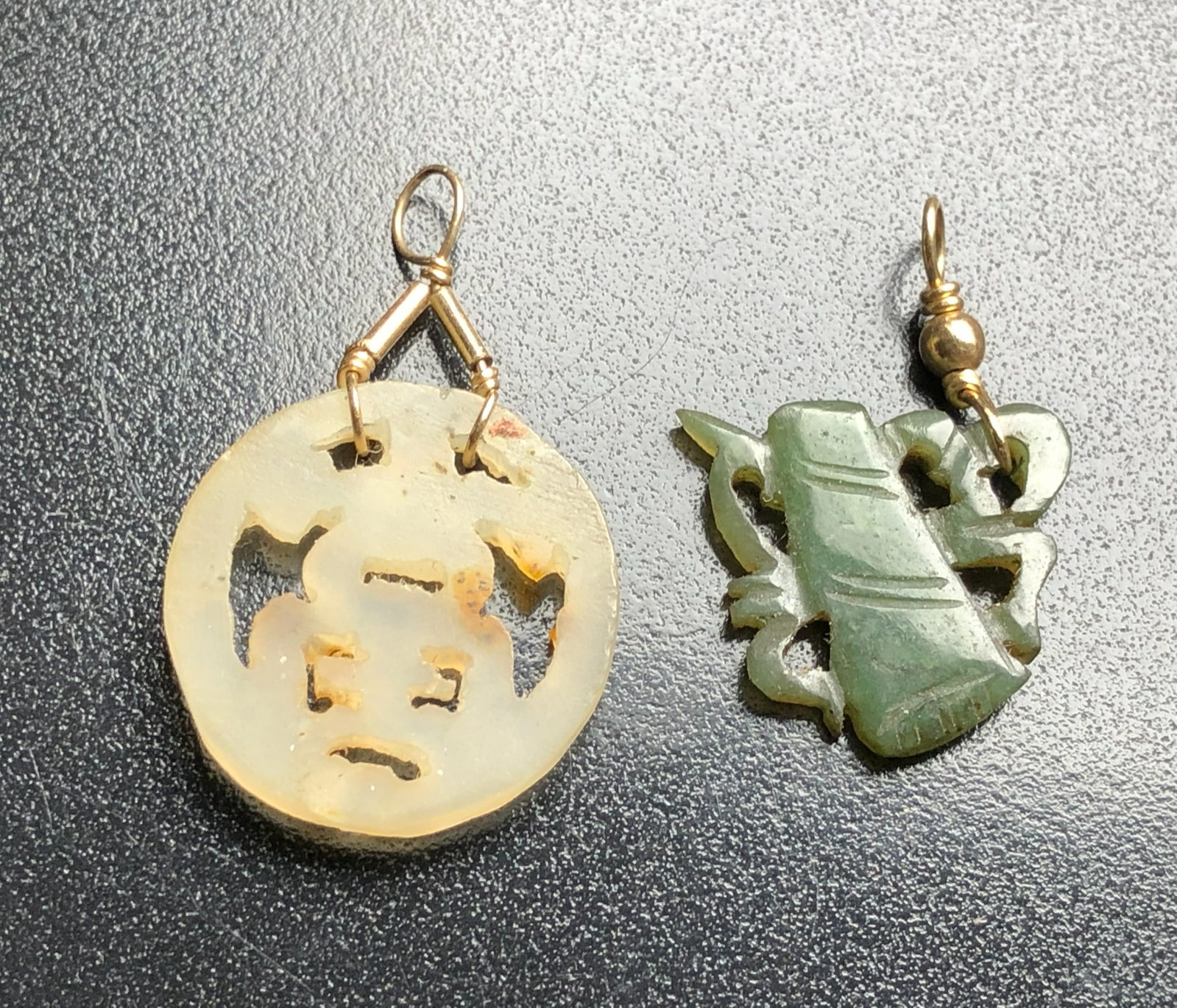 Two Jade Pendants - 2