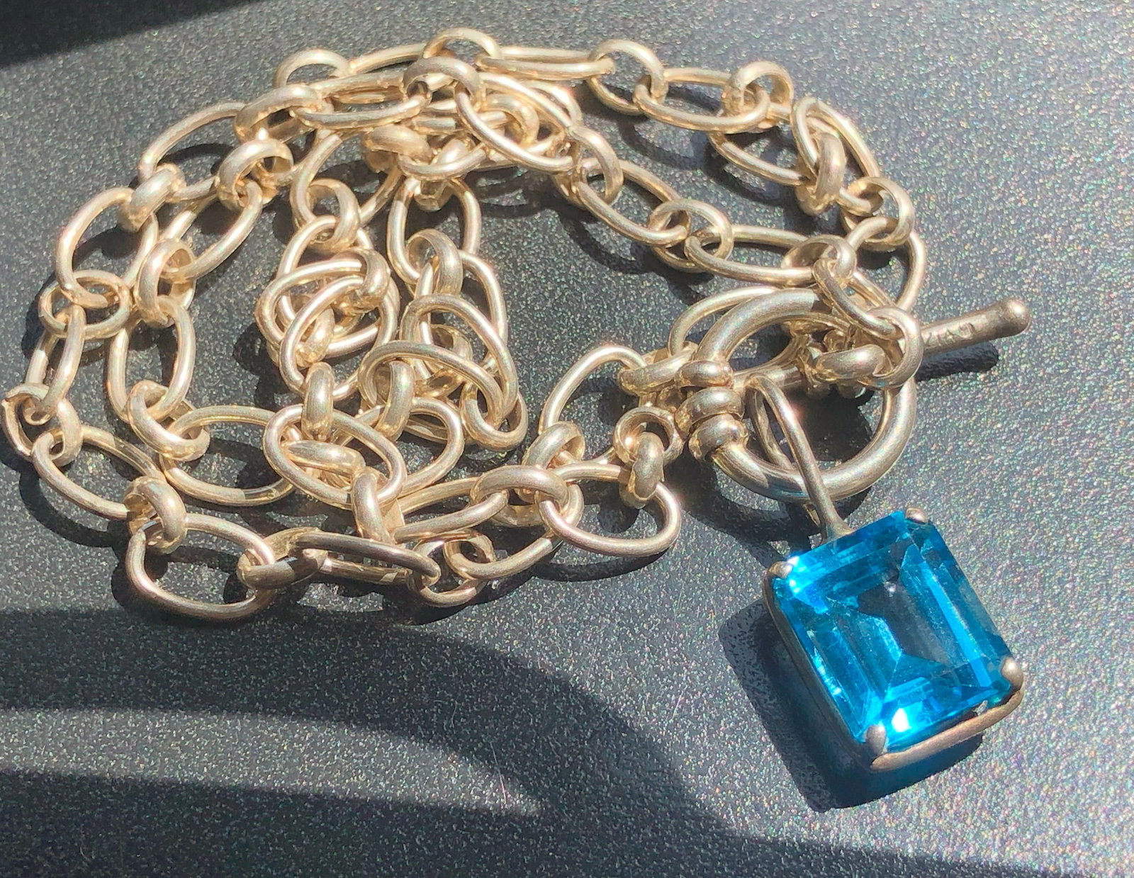 Silver ZIA Necklace with Pendant (1 of 2)
