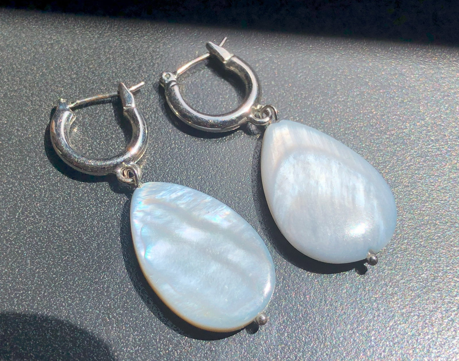 Pair of Silver Earrings: Pair of Silver Earrings