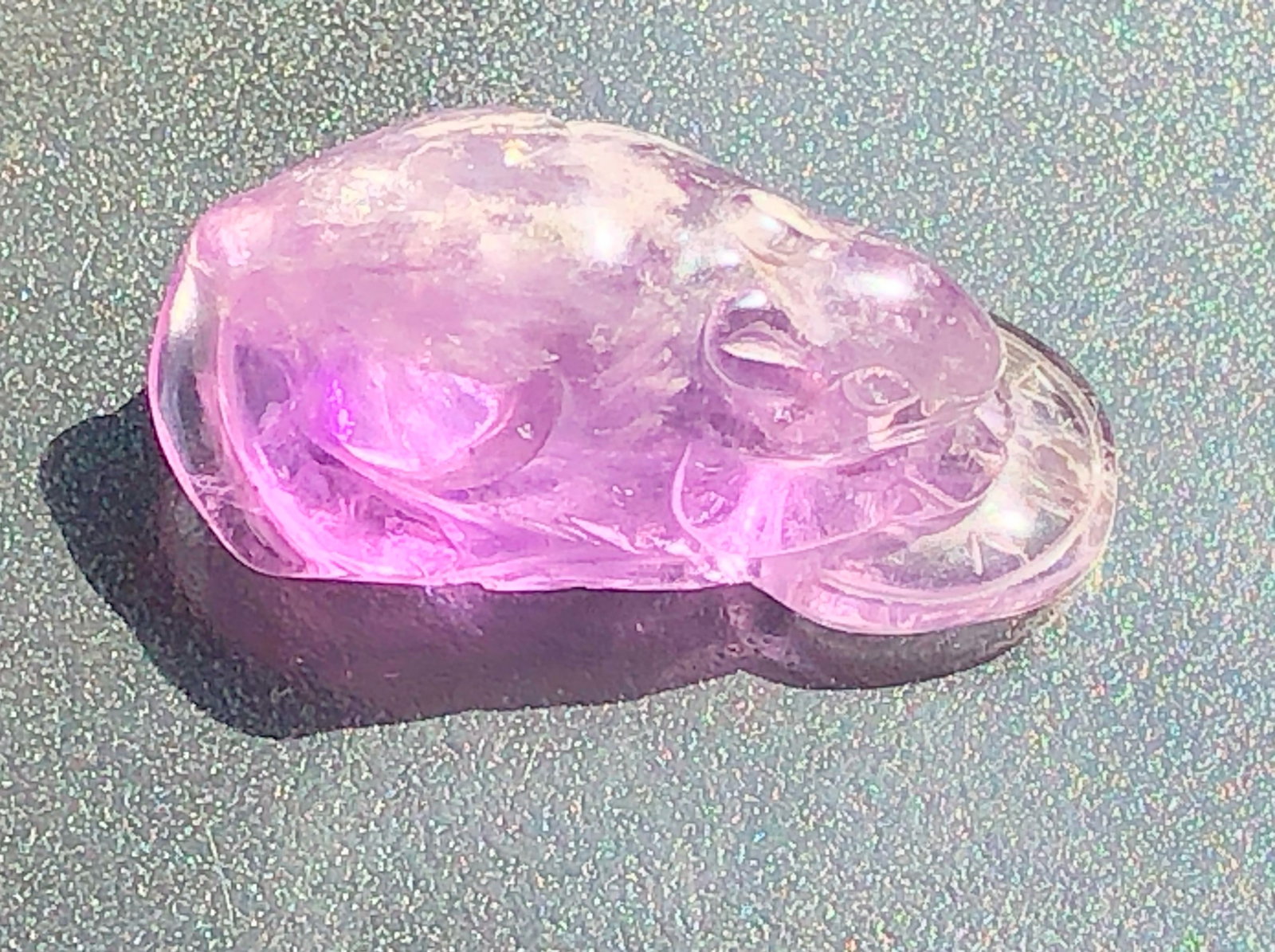 Vintage Ametrine Carving (1 of 2)