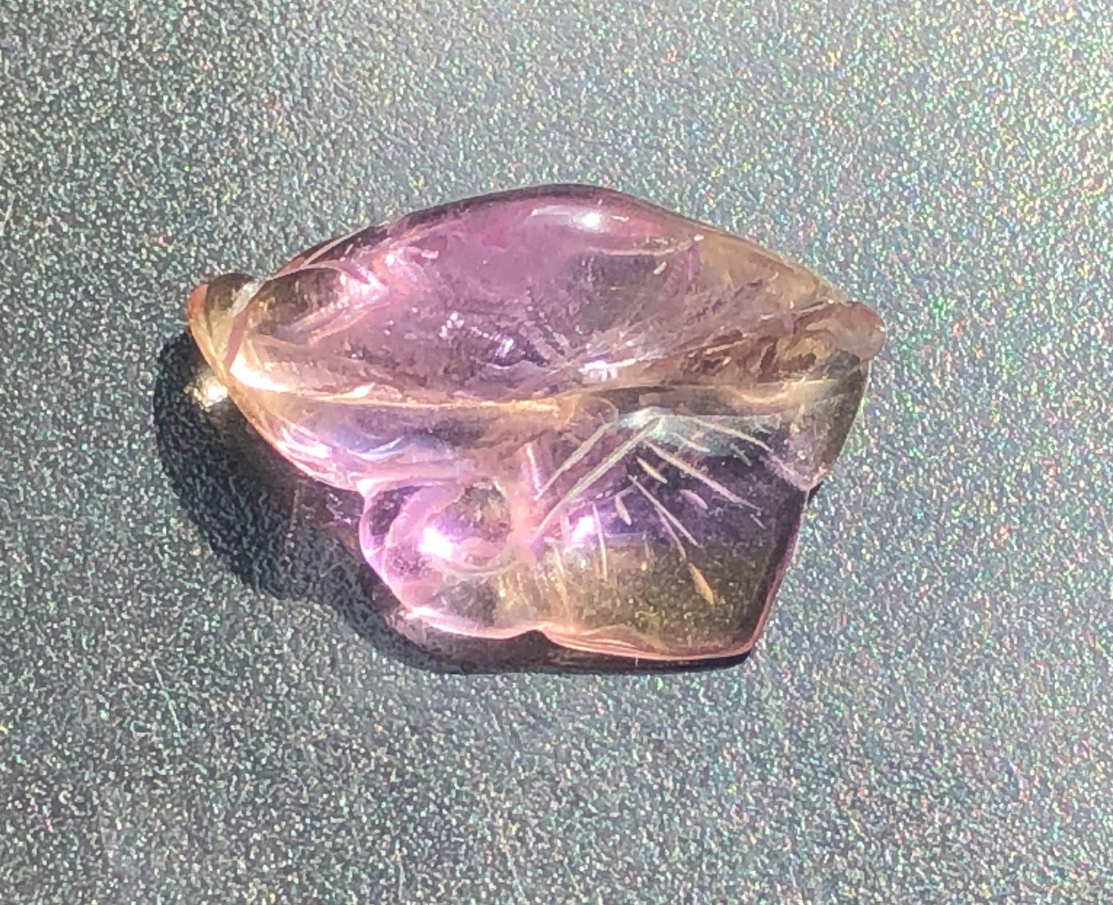 Vintage Ametrine Carving (1 of 3)