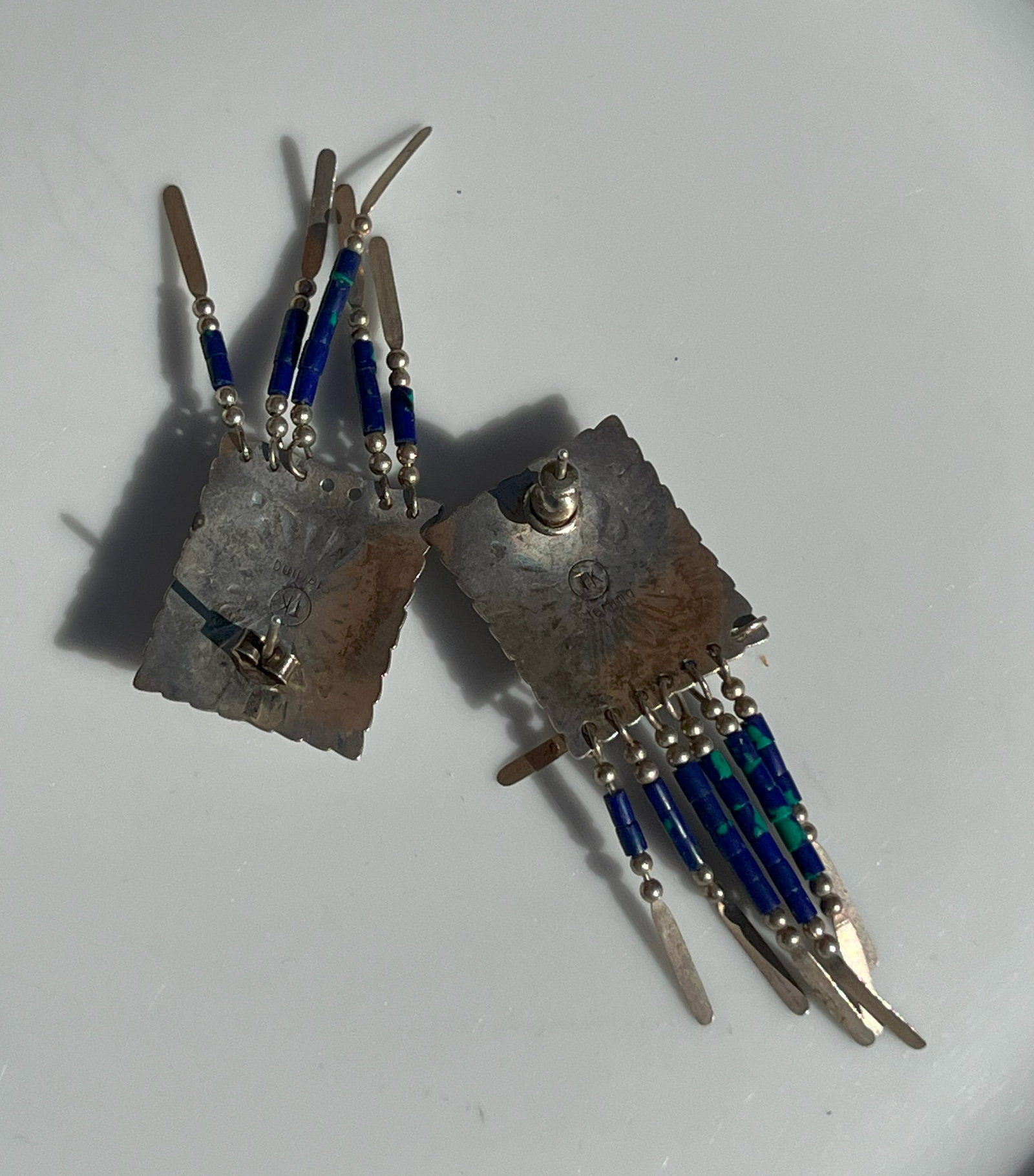 Stone Silver Earrings - 3