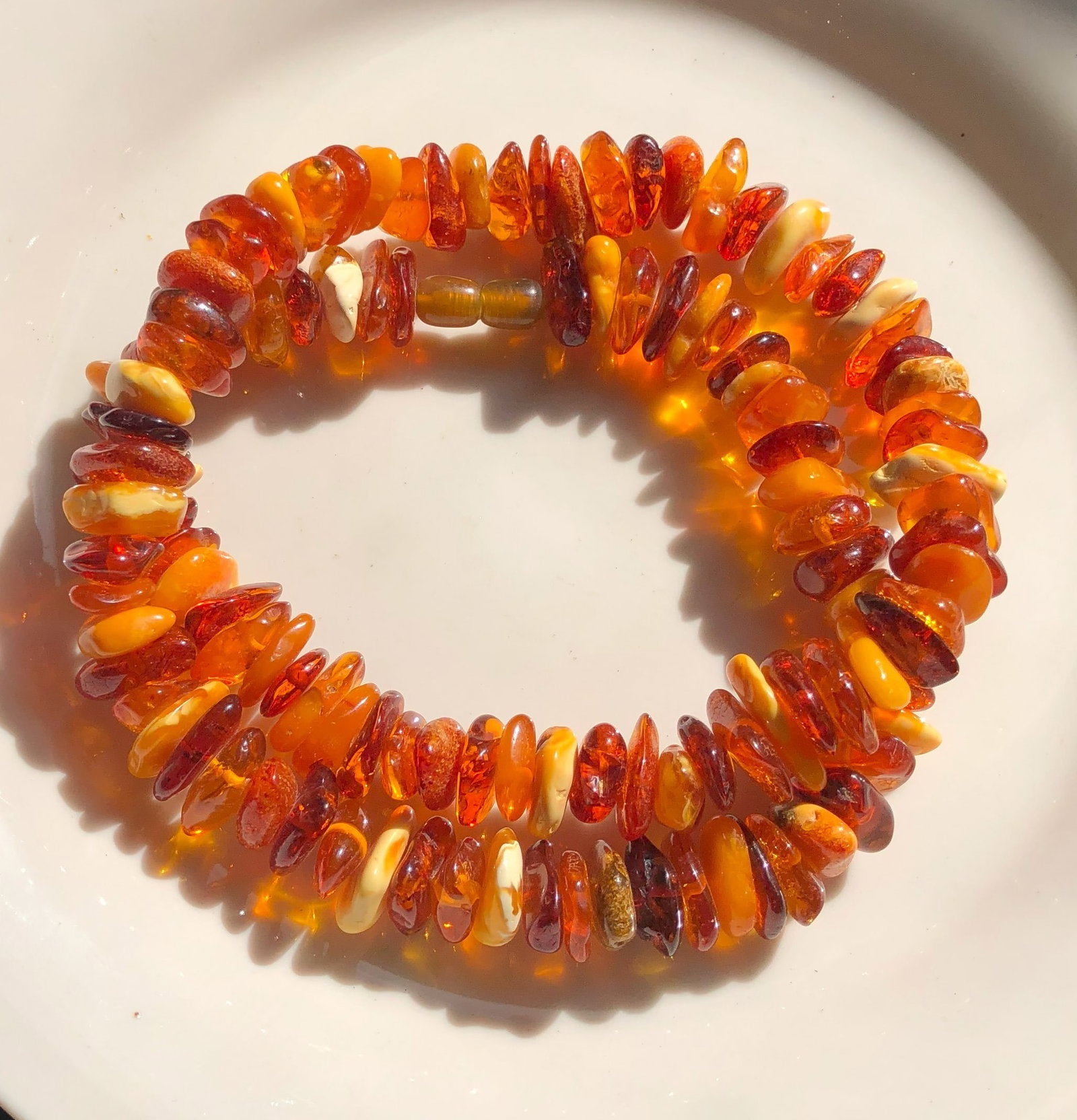 Vintage Amber Necklace: Vintage Amber Necklace