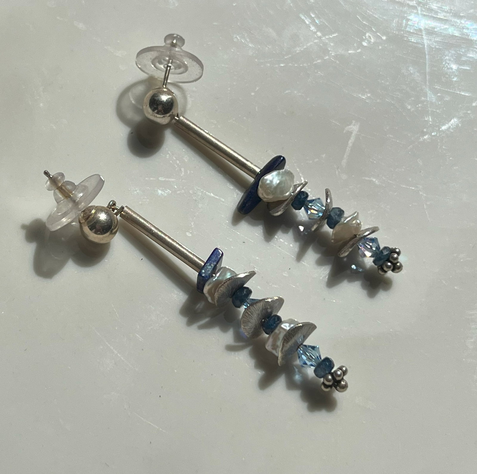 Pair of Silver Earrings (1 of 3)