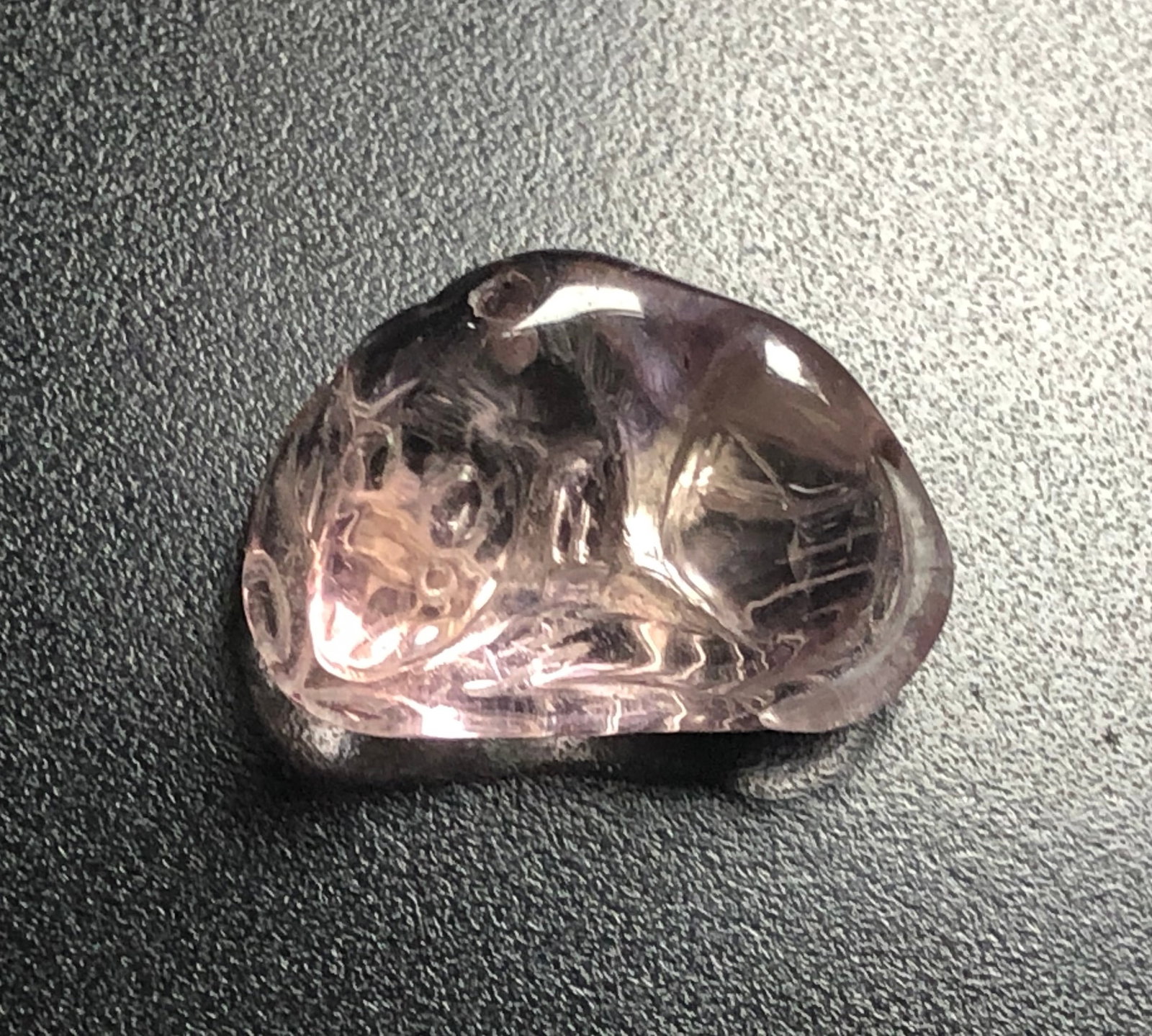 Vintage Ametrine Carving (1 of 3)