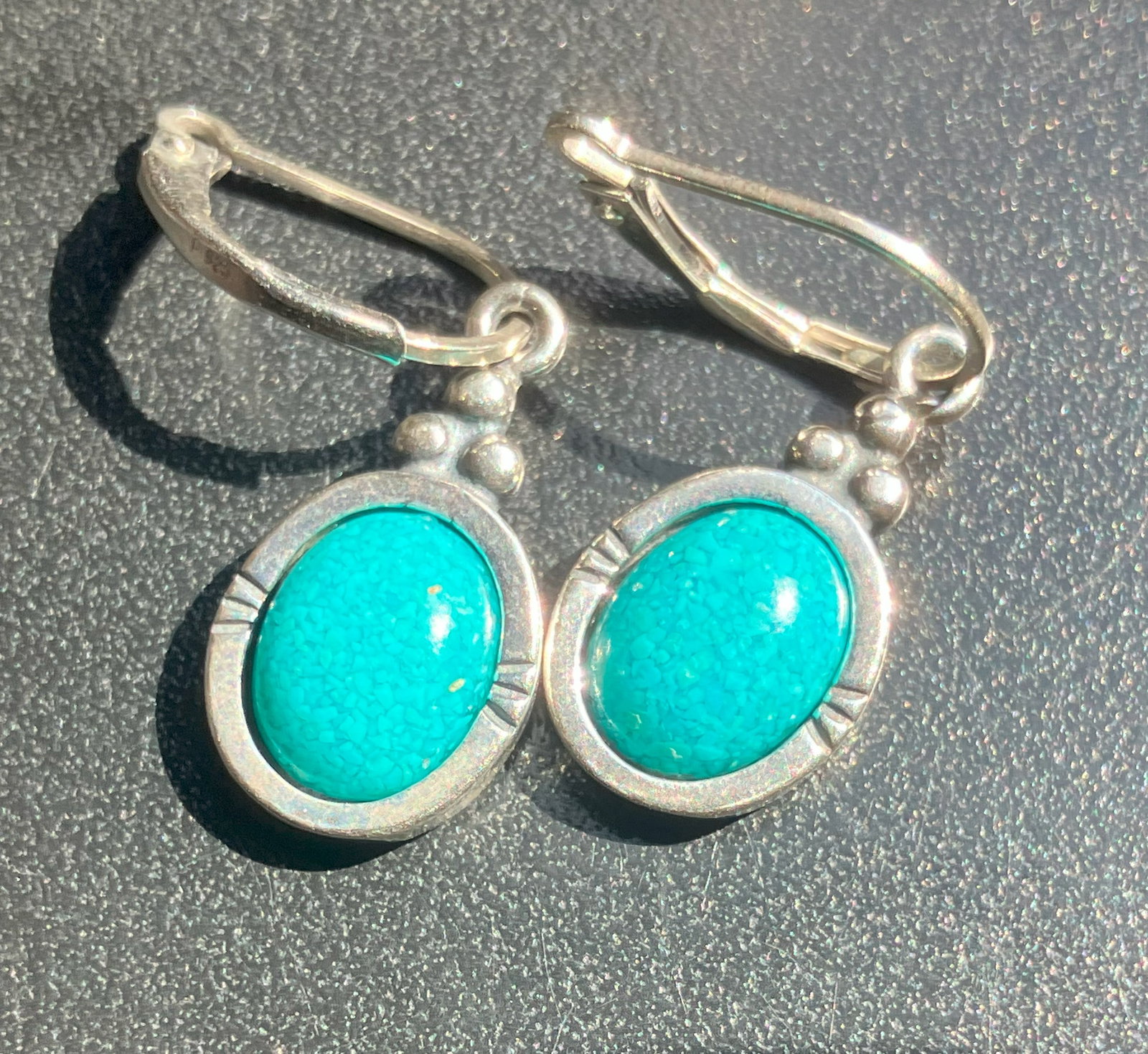 Pair of Silver Earrings: Pair of Silver Earrings