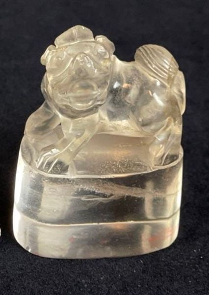 Vintage Crystal Chop: Vintage Crystal Chop, Size: 2"