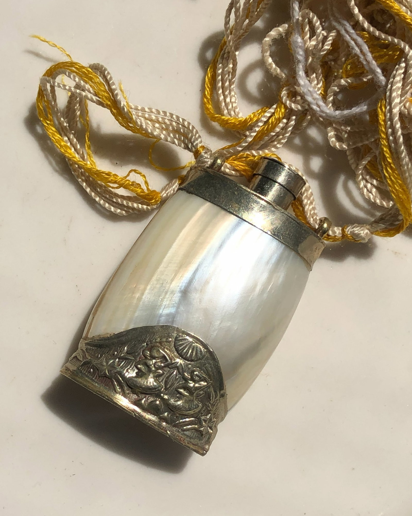 Mother of Pearl Perfume Bottle: Mother of Pearl Perfume Bottle