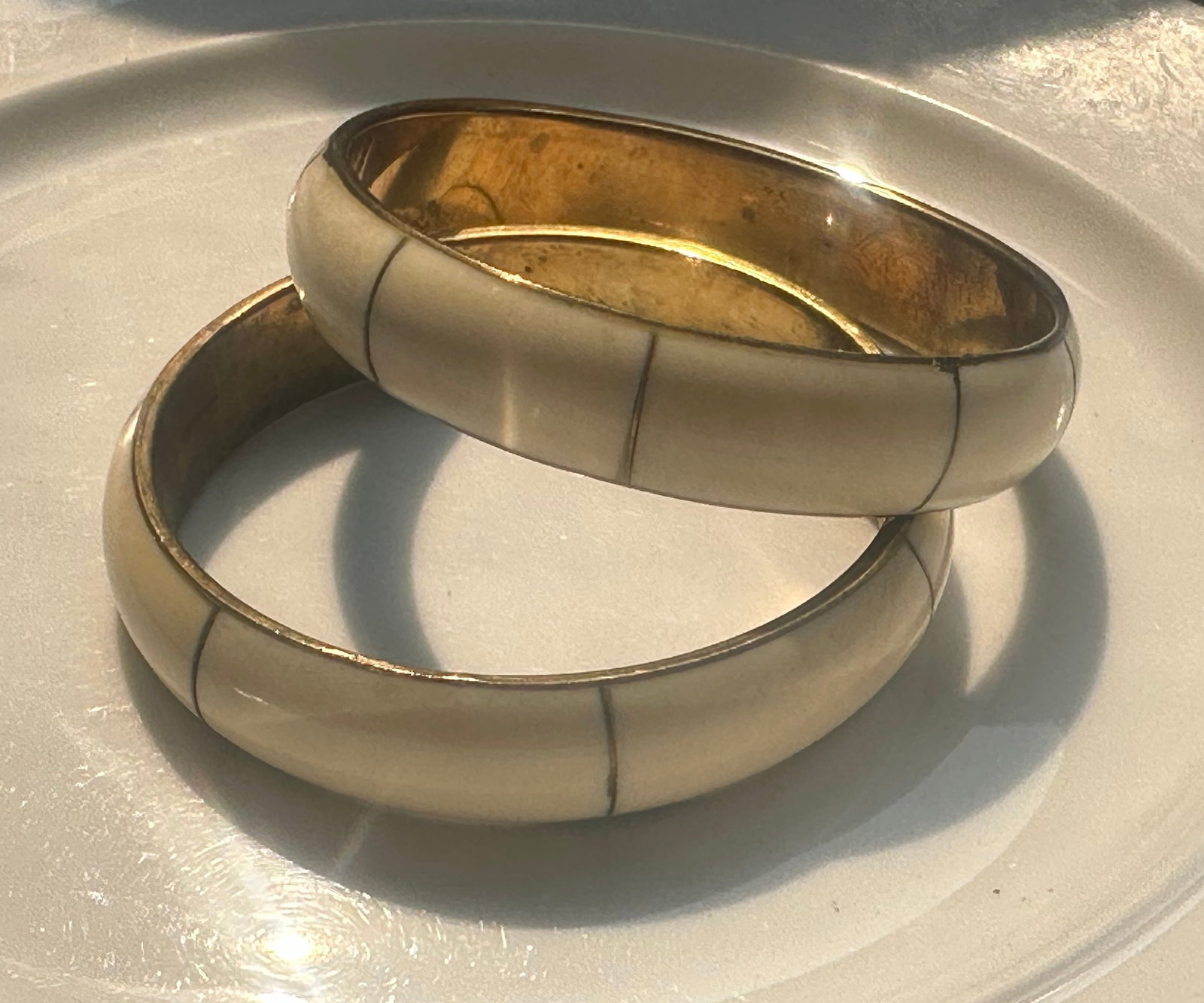 Pair of Carved Bracelets: Pair of Carved Bracelets