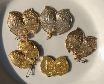 Group of birthday pins