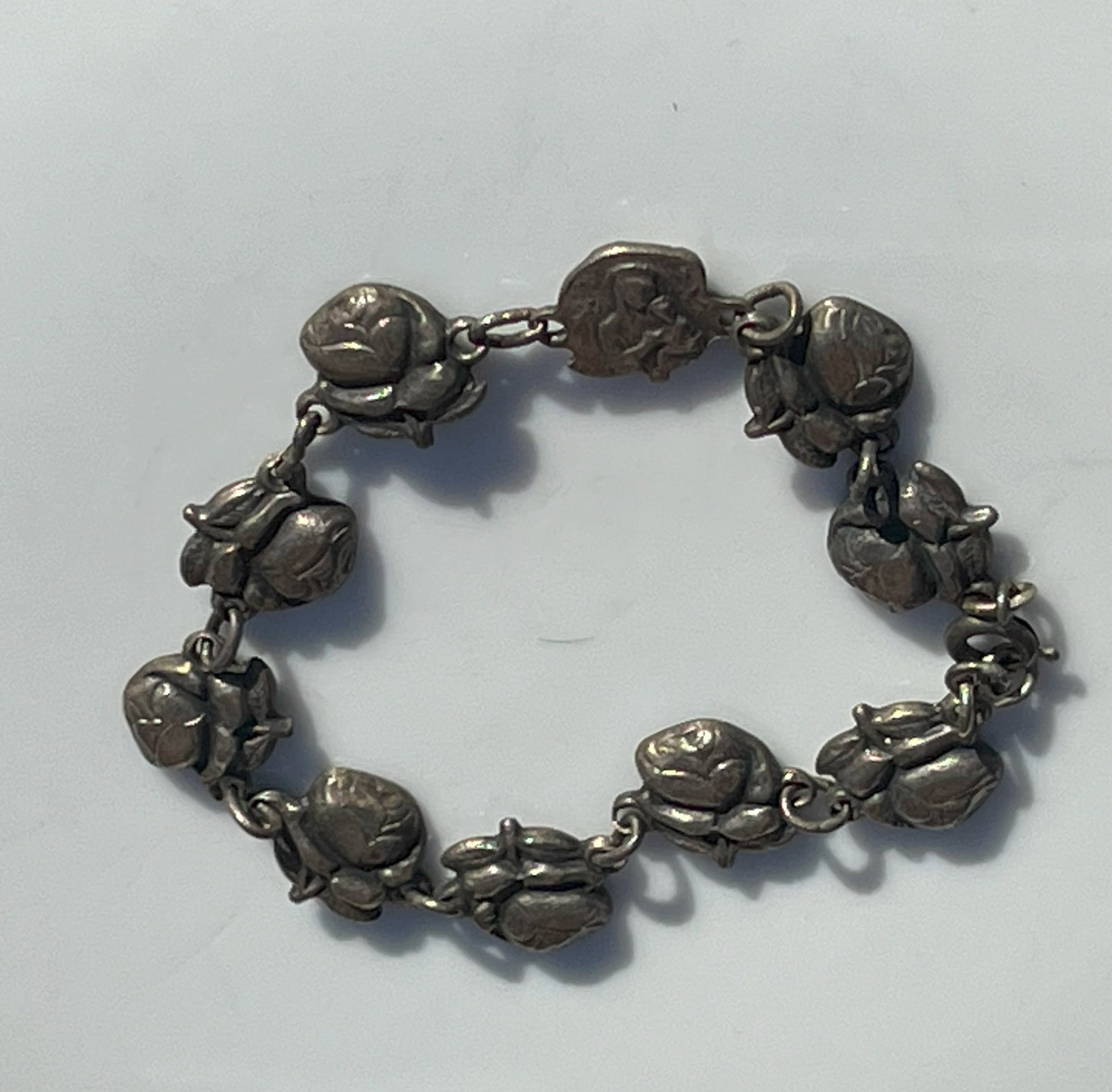 Vintage Silver Bracelet: Vintage Silver Bracelet, weight 16.2g