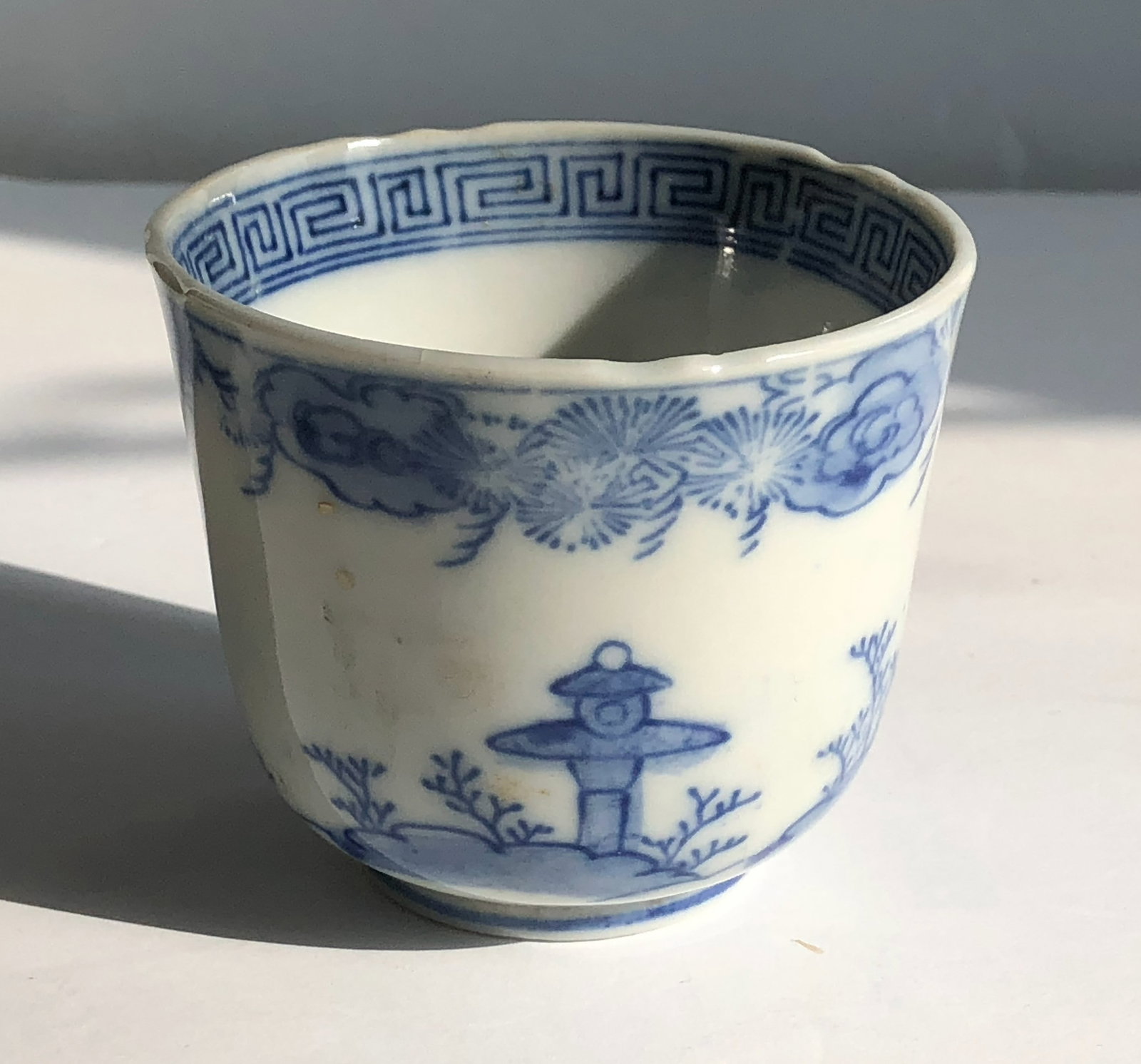 Antique Blue and White Cup (1 of 7)