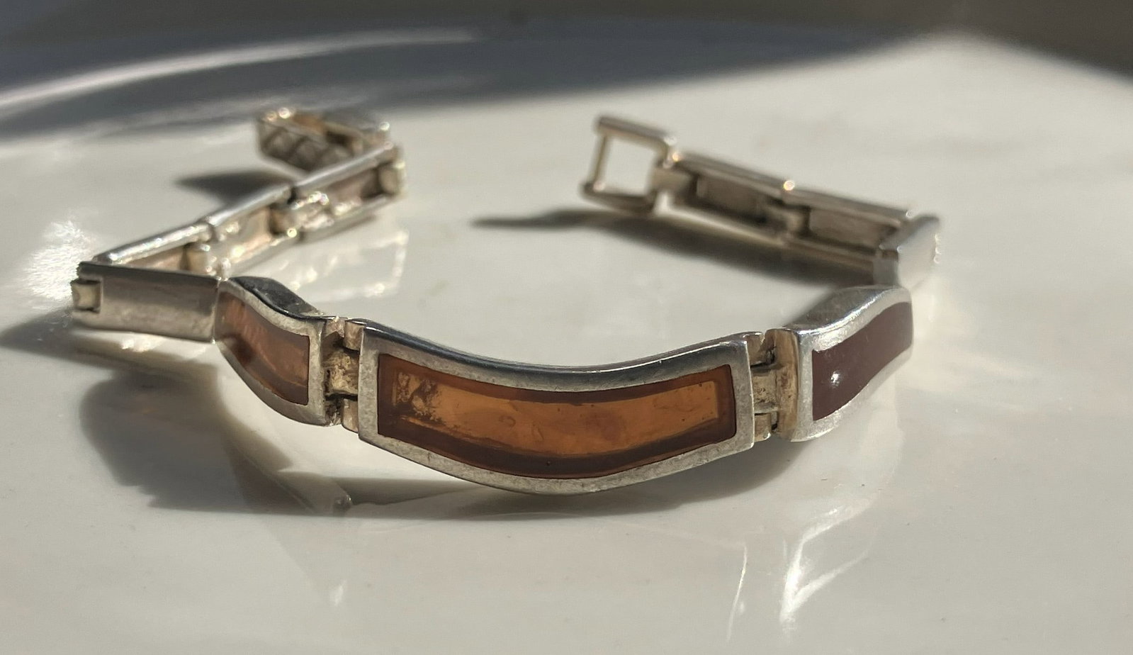 Vintage Silver Bracelet: Vintage Silver Bracelet, weight 15.4g