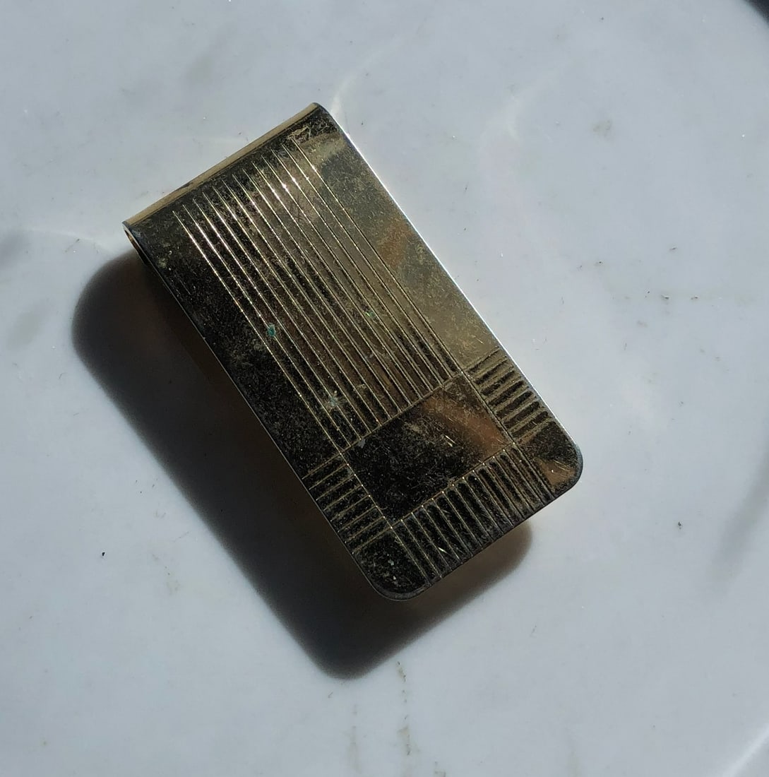 Vintage Gold Filled Money Clip