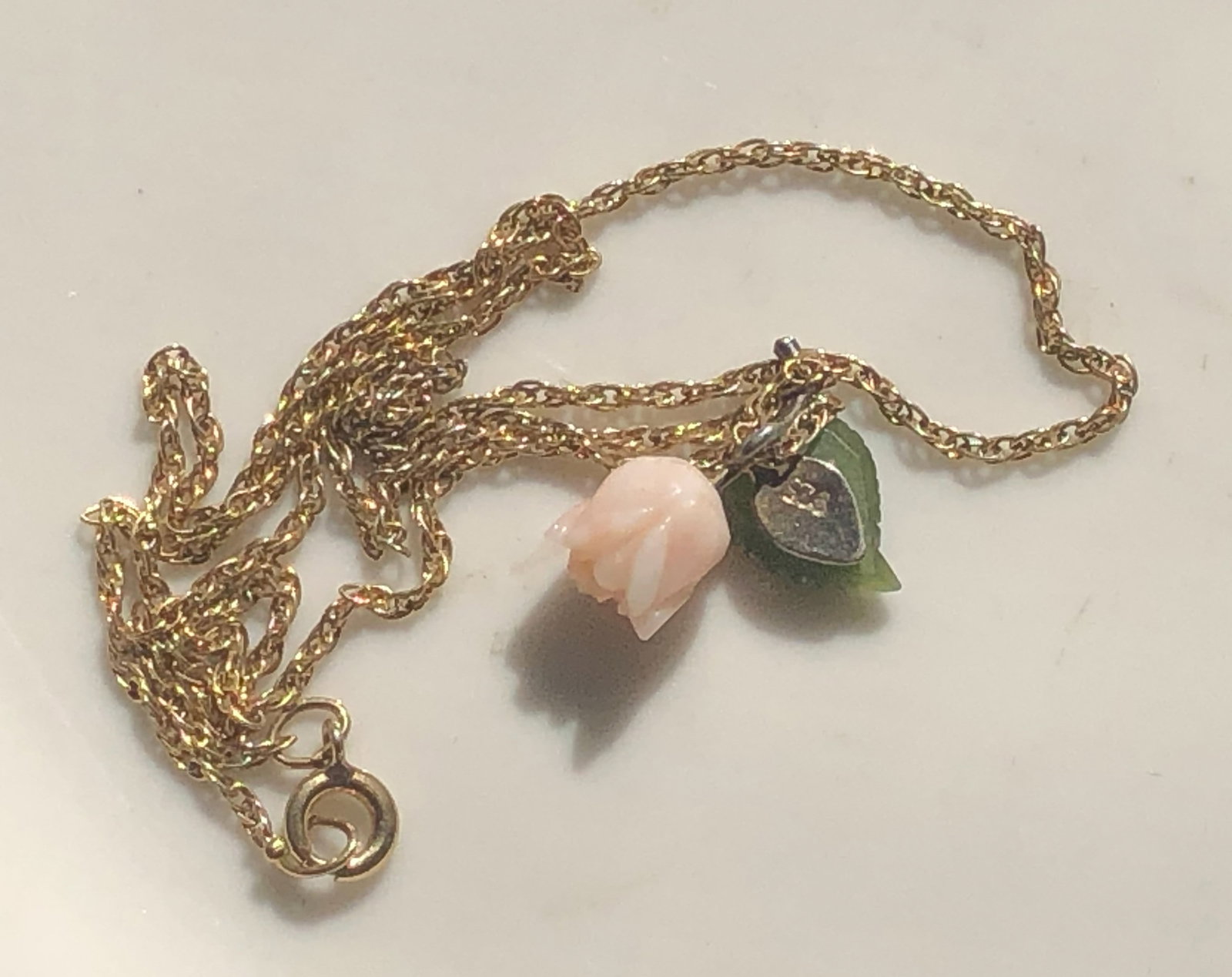Vintage Coral Necklace