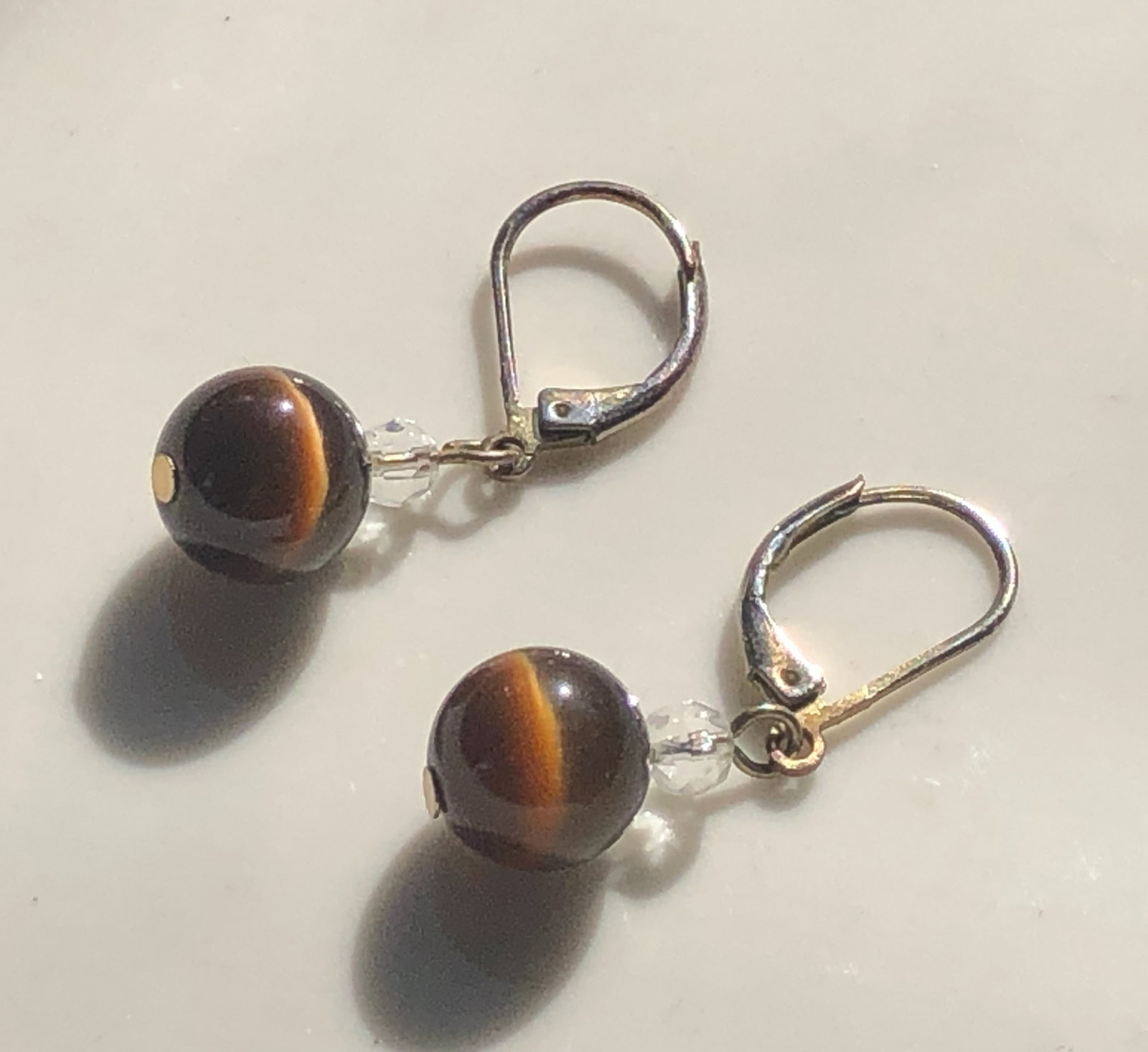 Pair of Tiger's Eye Earrings (1 of 2)