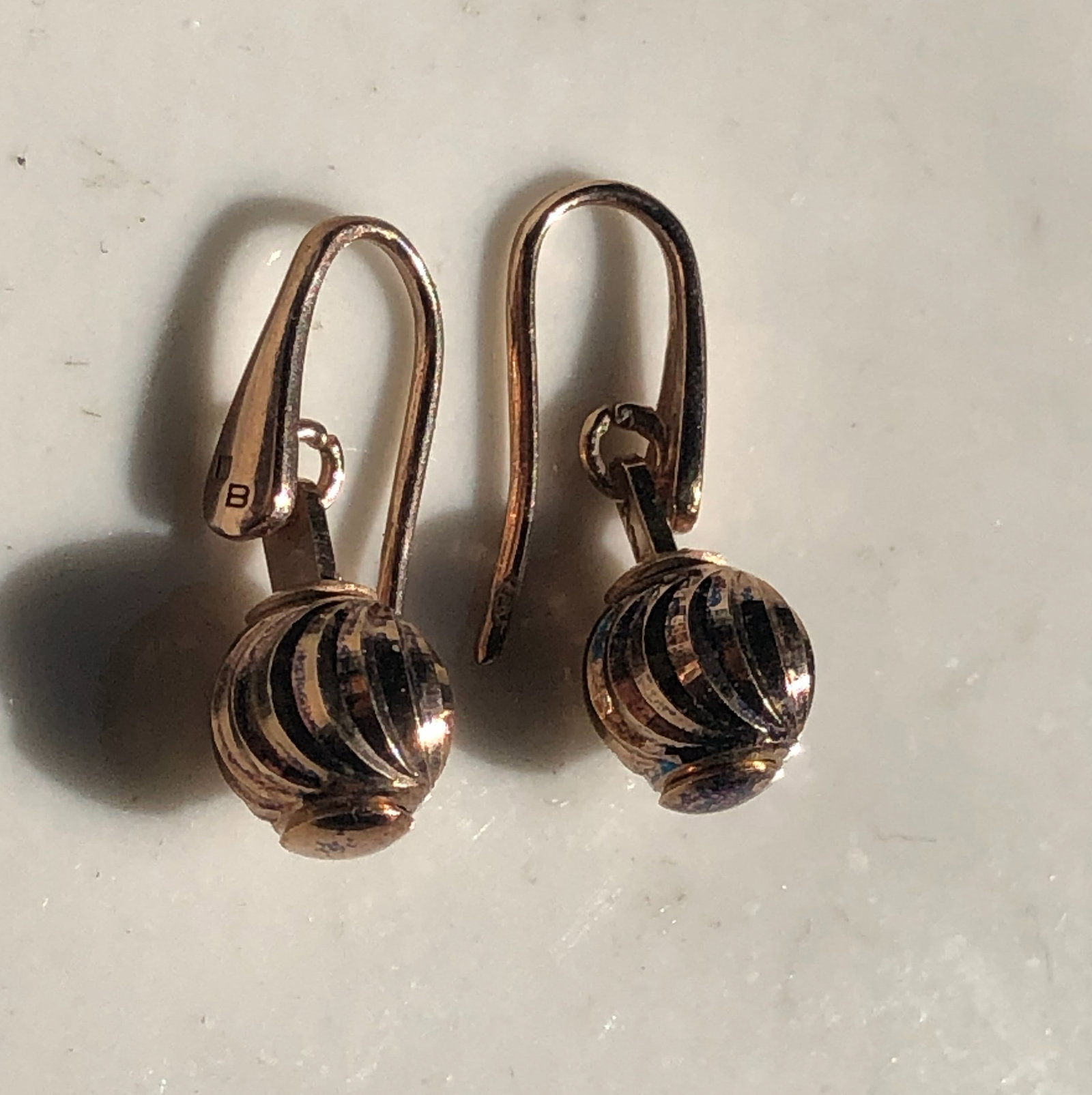 Pair of Silver Earrings: Pair of Silver Earrings