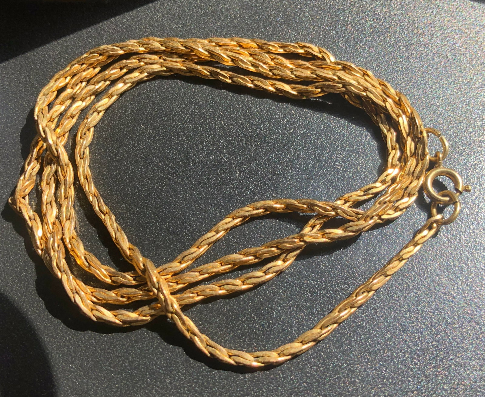 Antique Gold filled Necklace (1 of 2)