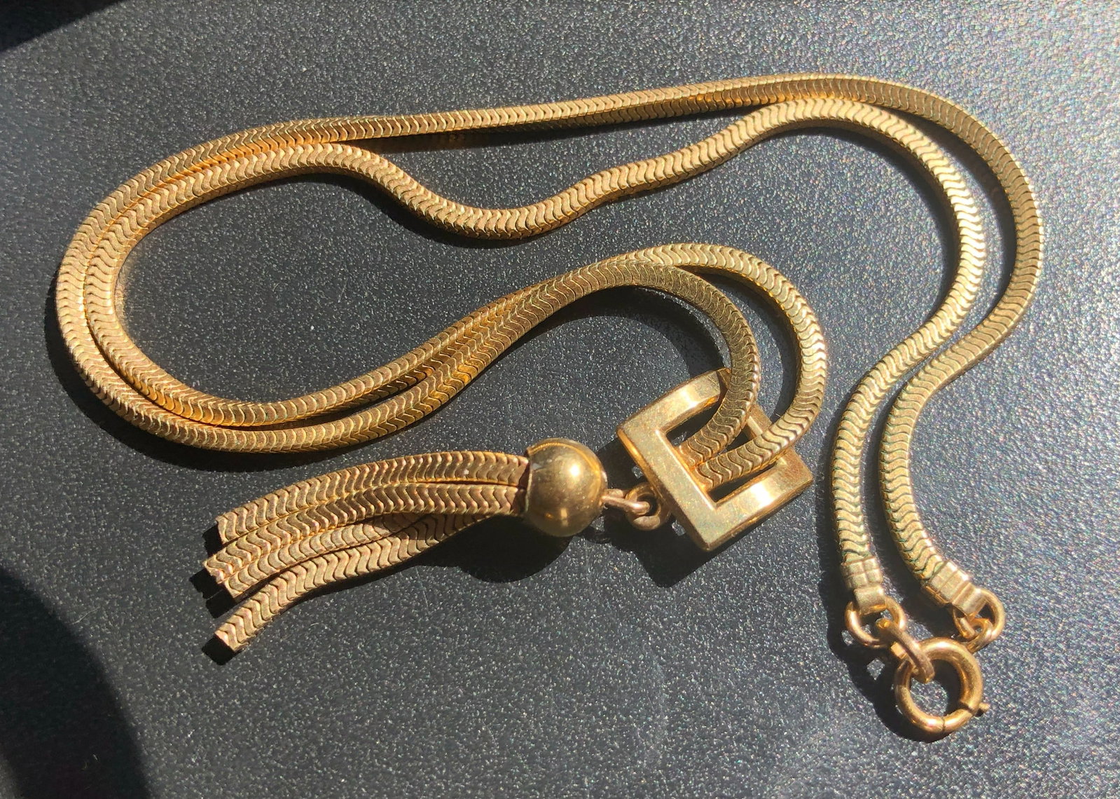Antique Gold filled Necklace (1 of 4)