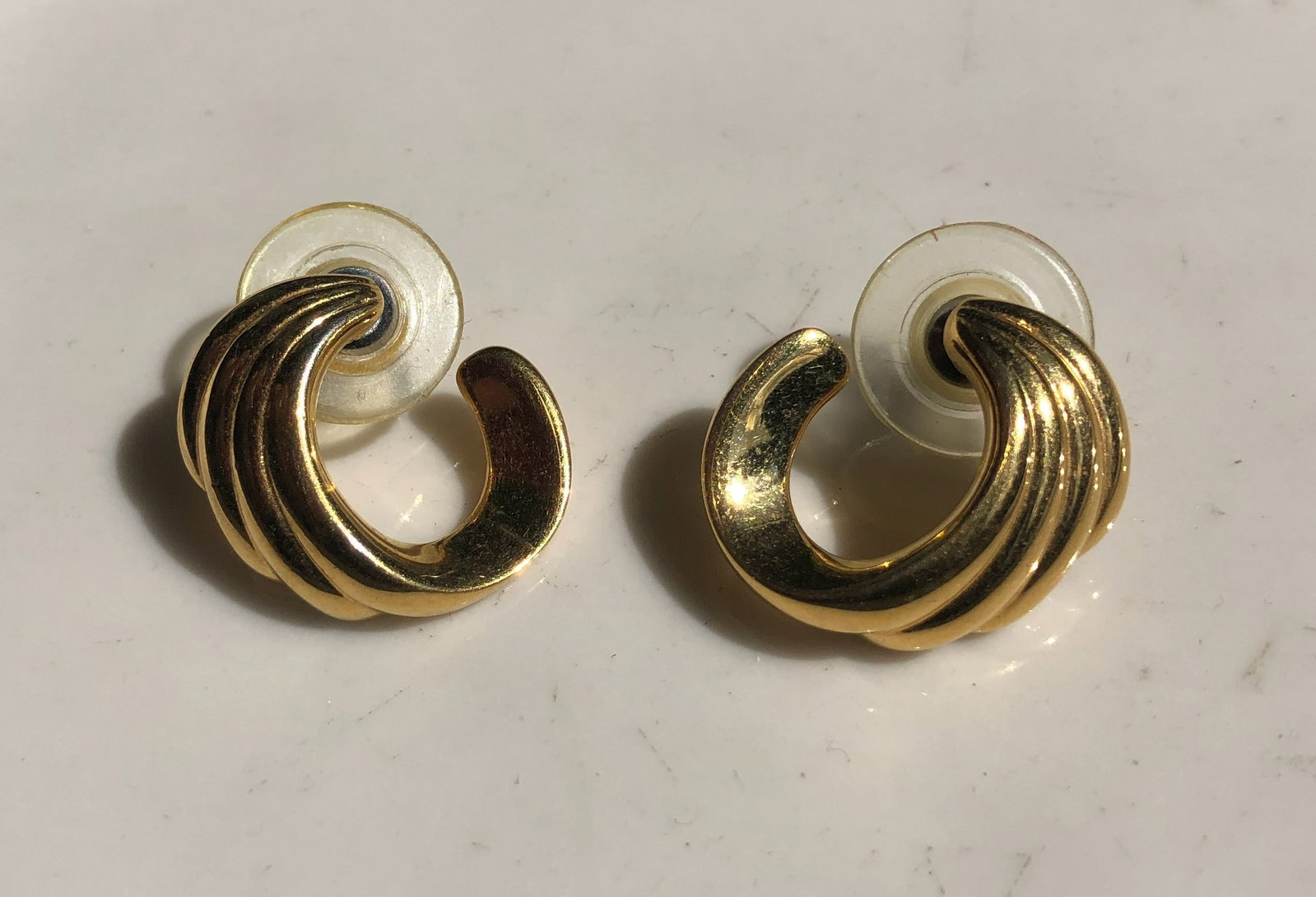 Pair of Gold Filled Earrings: Pair of Gold Filled Earrings