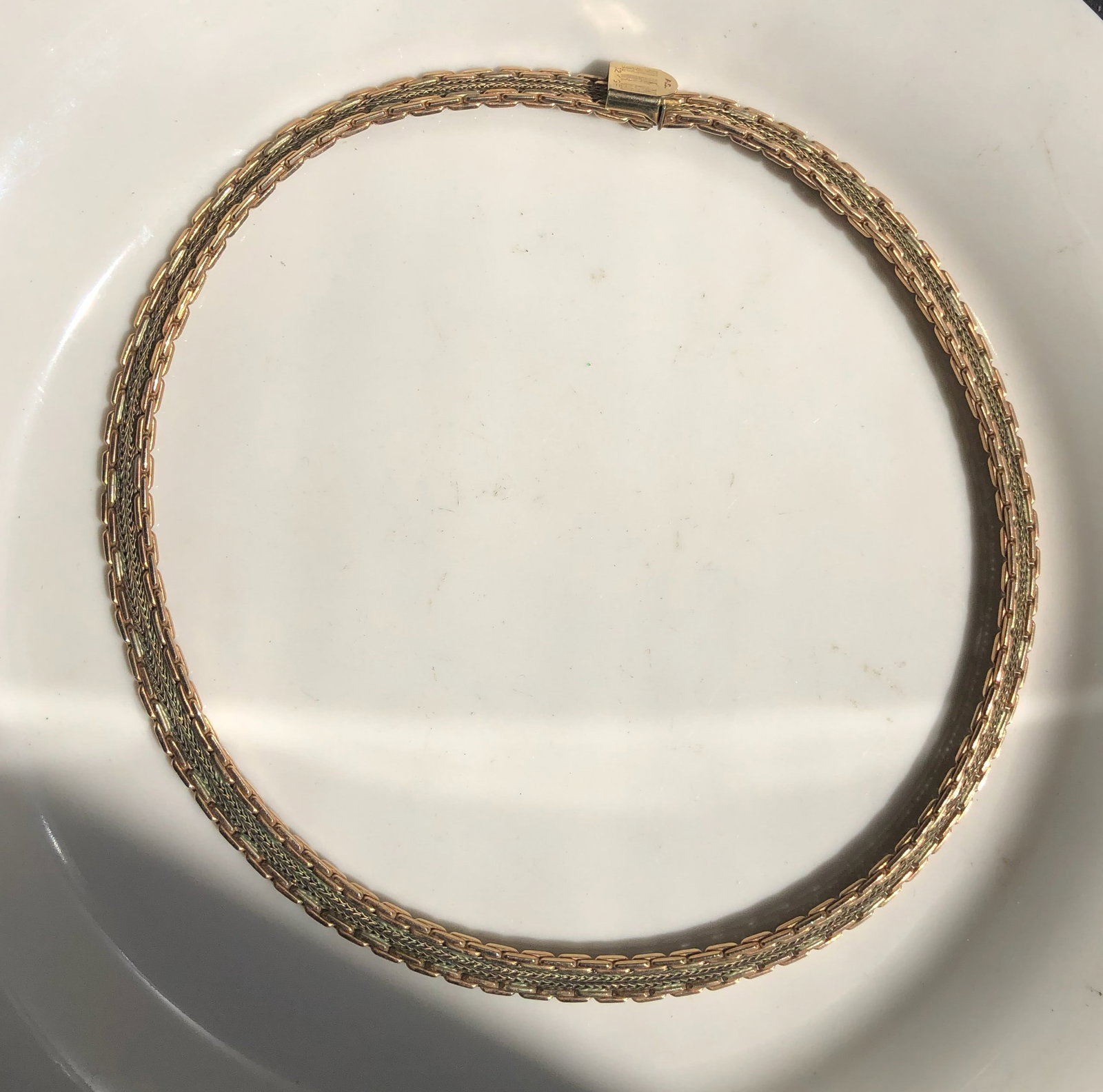 Vintage Gold Filled Necklace: Vintage Gold Filled Necklace, weight 26g