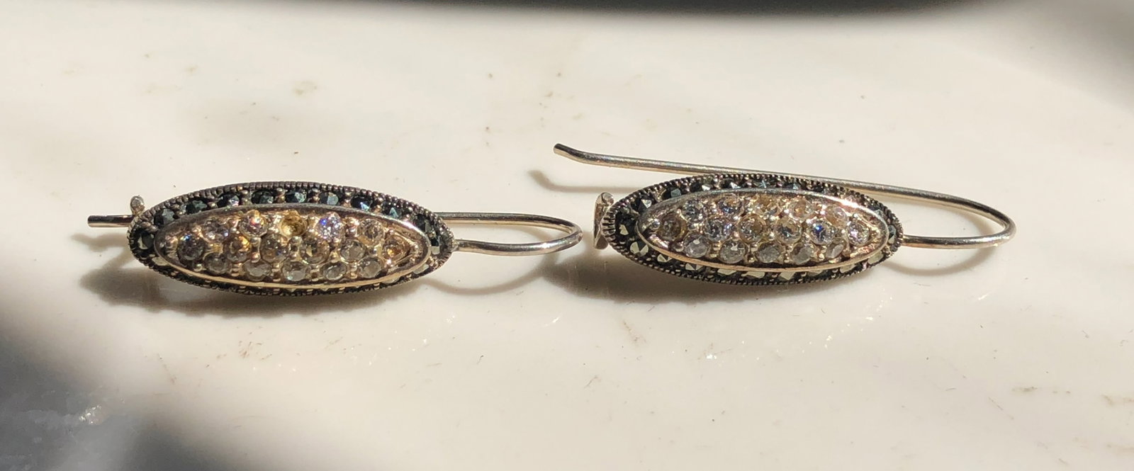 Pair of Silver Earrings: Pair of Silver Earrings