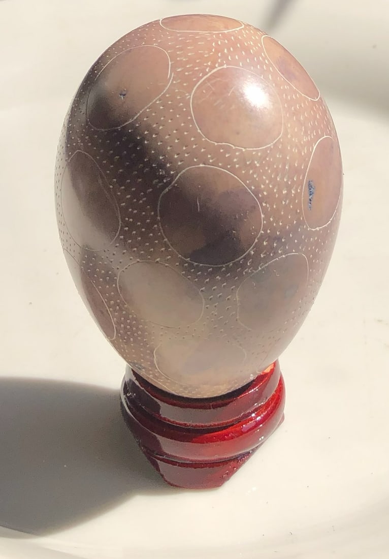 Vintage Stone Egg Display (1 of 3)