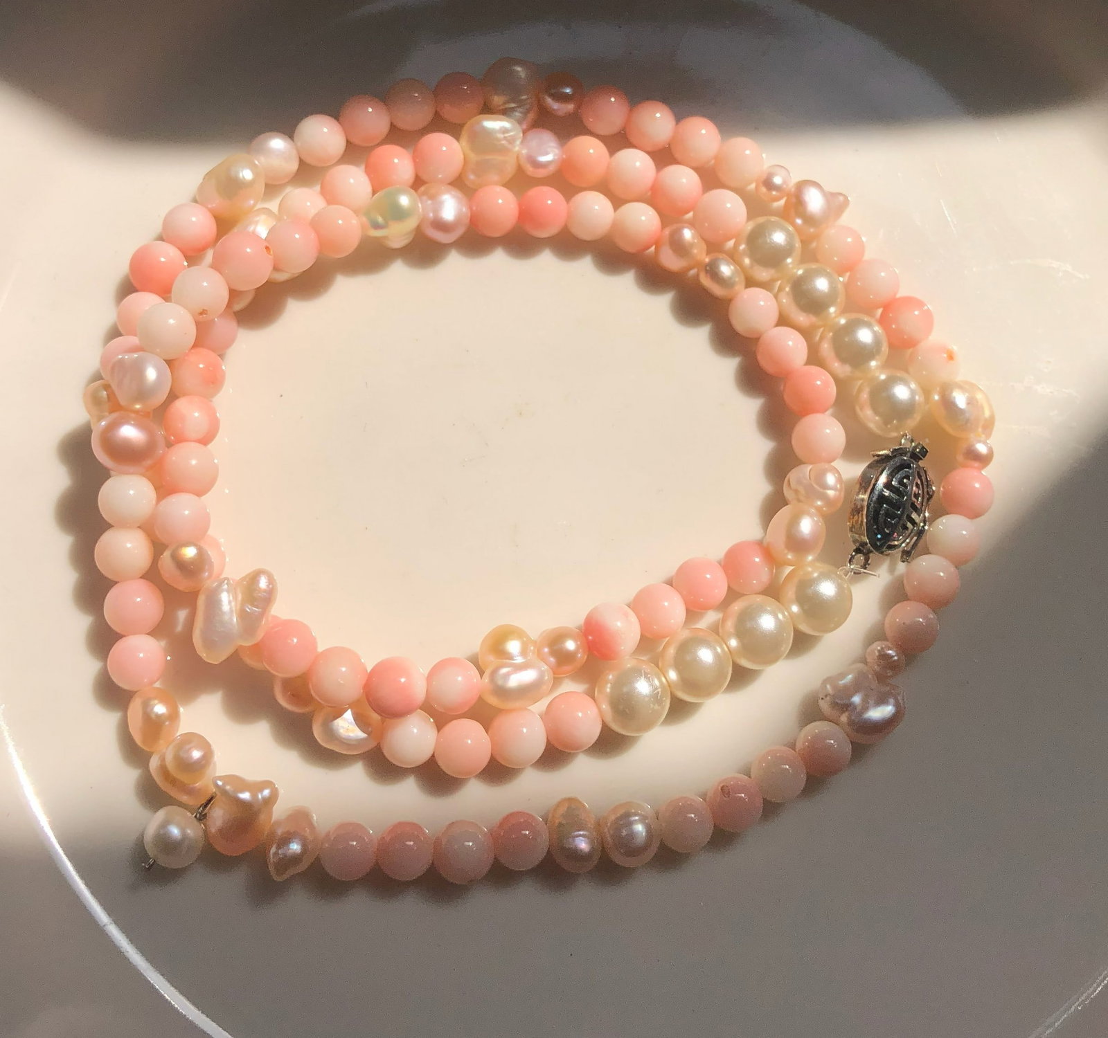 Vintage Coral Necklace