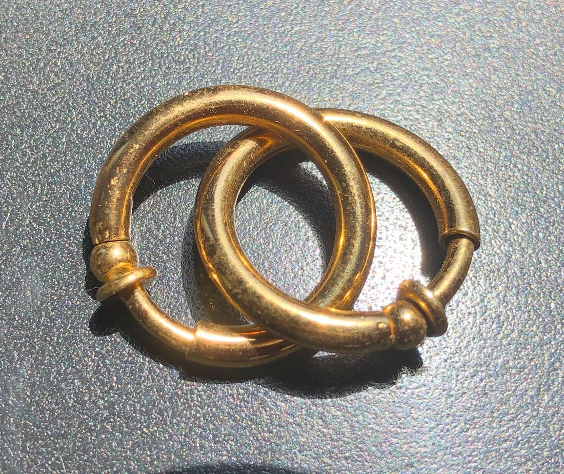 Pair of Gold Filled Earrings