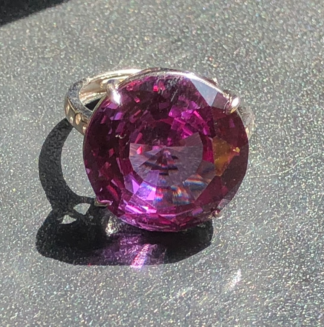 Silver Amethyst Ring (1 of 3)