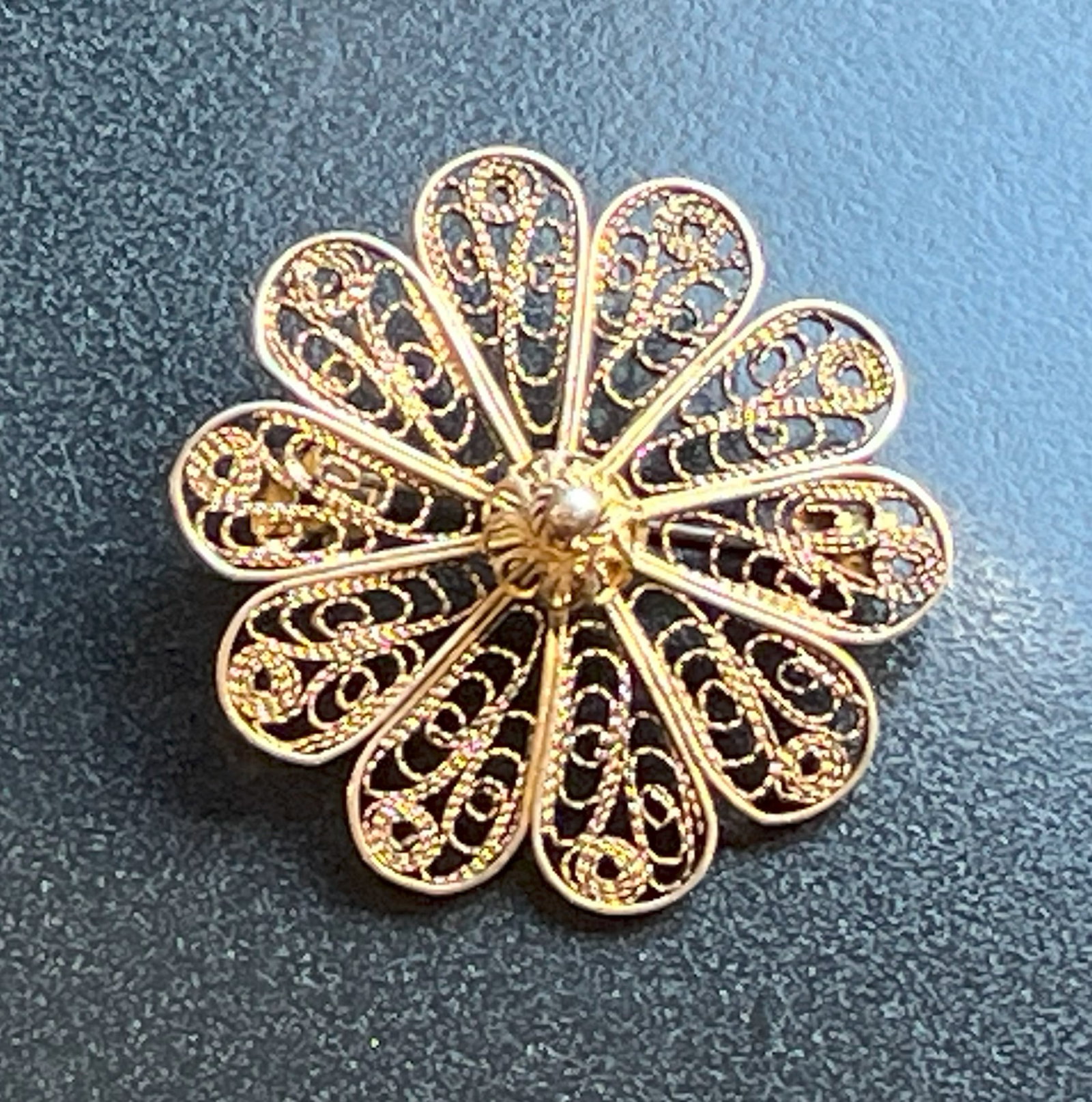 Vintage Silver Brooch Pin