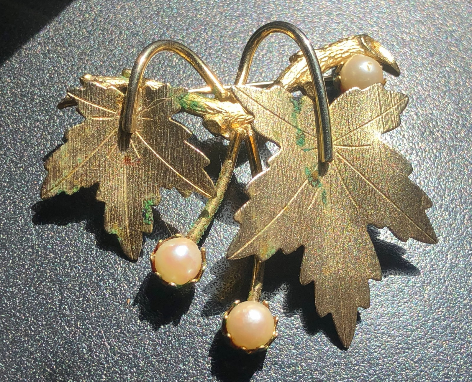 Sarah Gold Filled Brooch Pin (1 of 3)